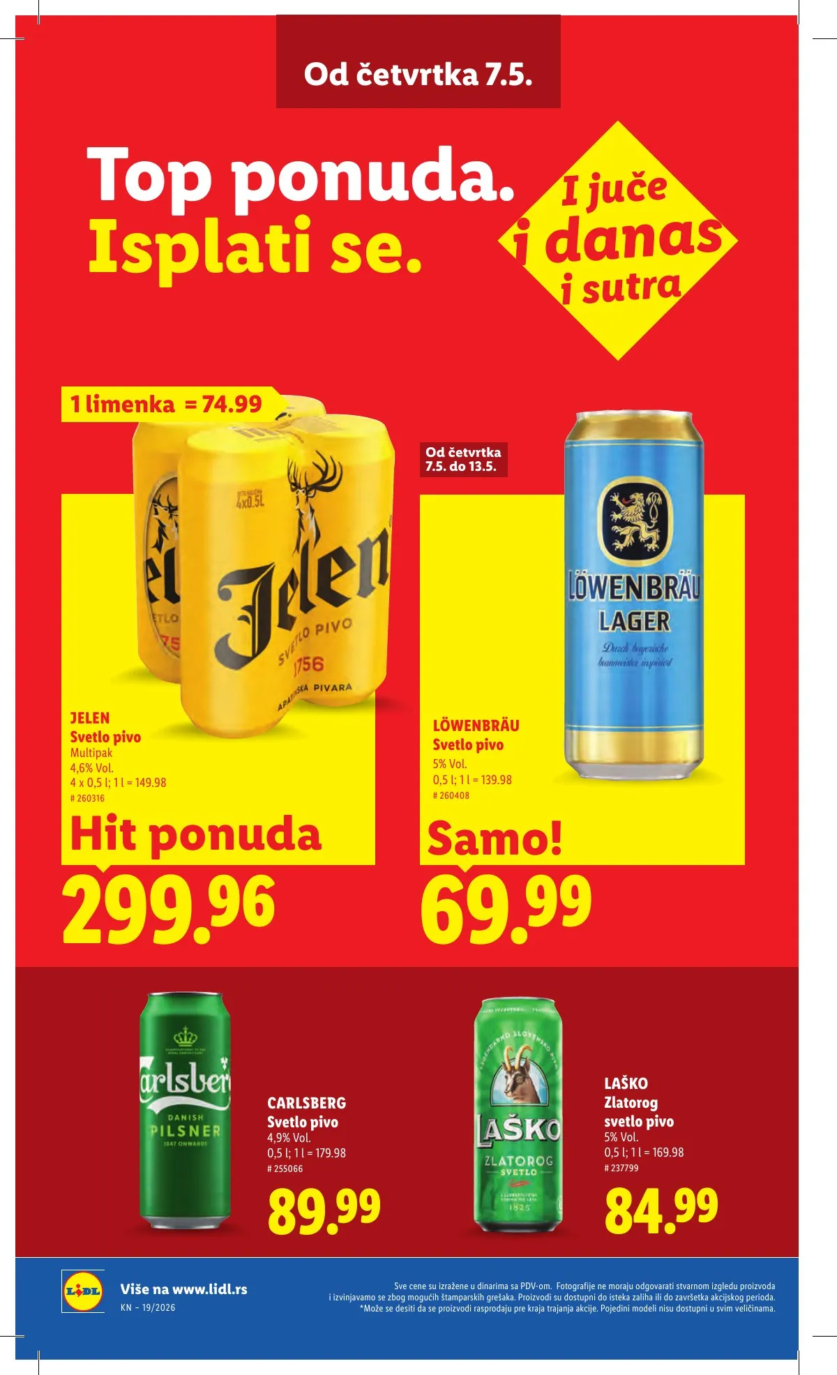 Lidl akciós újság Szerbia 05.07–05.13 – 34. oldal