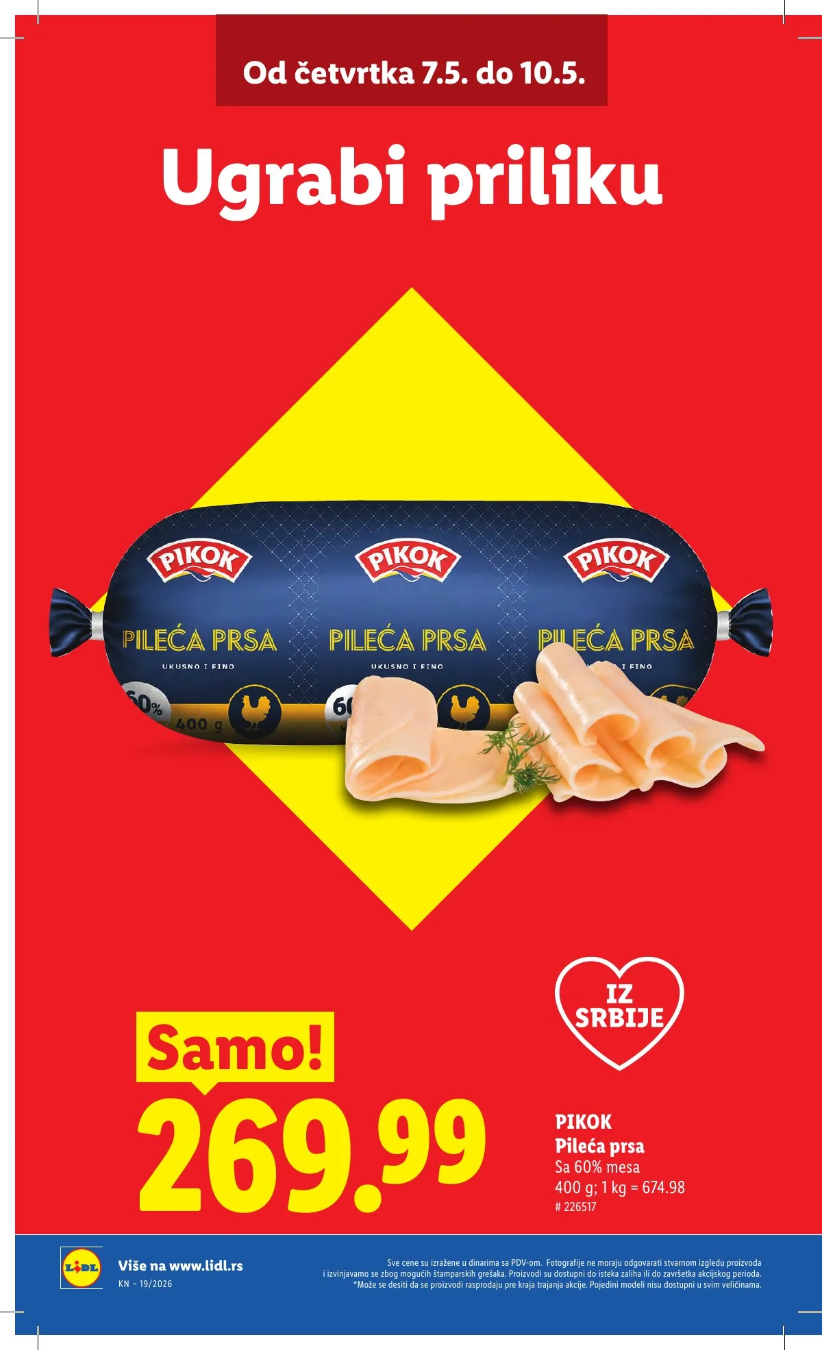 Lidl akciós újság Szerbia 05.07–05.13 – 4. oldal