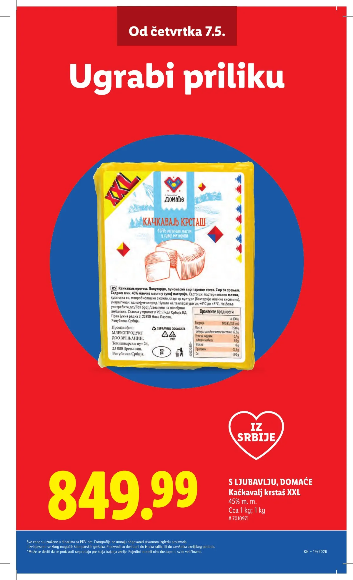 Lidl akciós újság Szerbia 05.07–05.13 – 5. oldal
