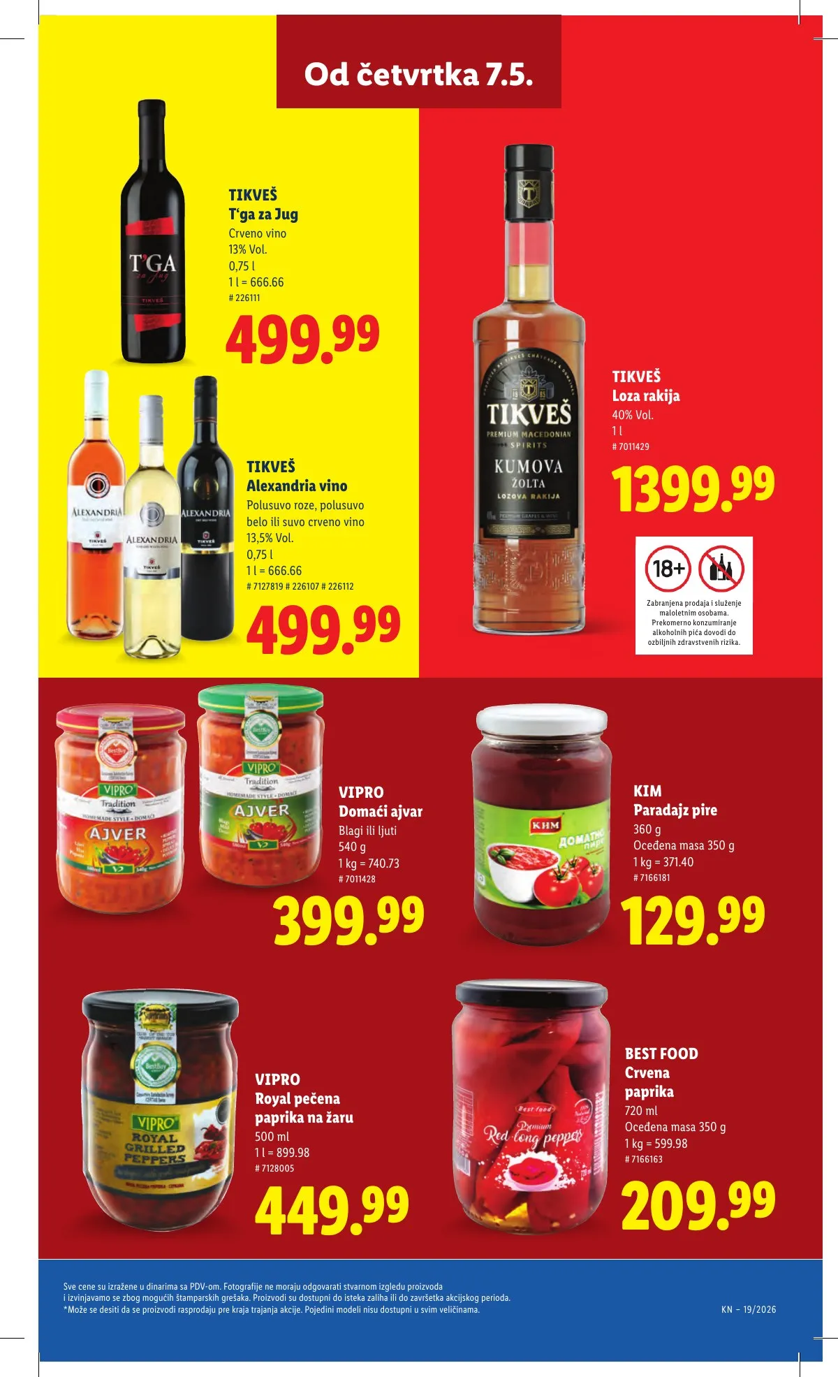 Lidl akciós újság Szerbia 05.07–05.13 – 59. oldal