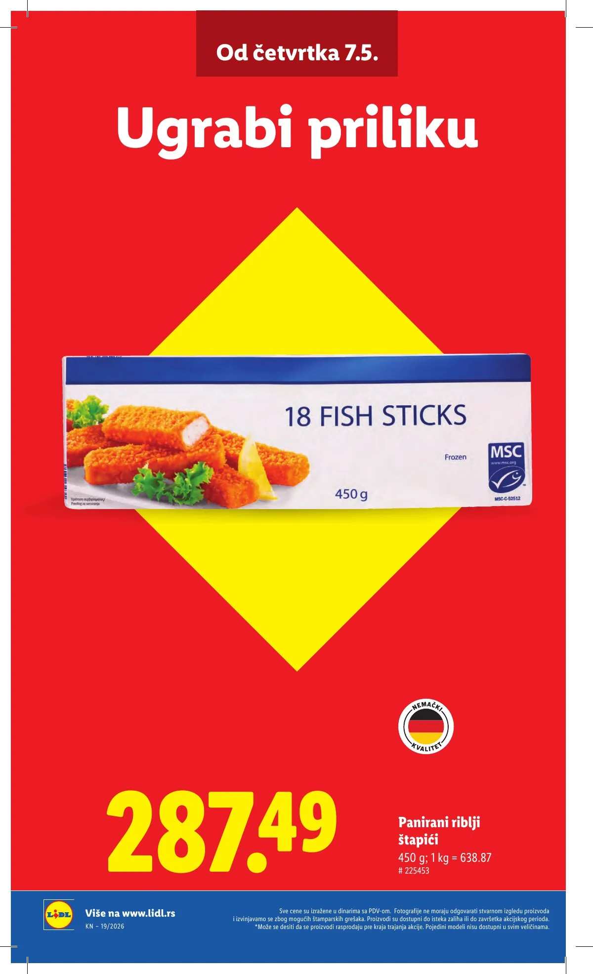 Lidl akciós újság Szerbia 05.07–05.13 – 6. oldal