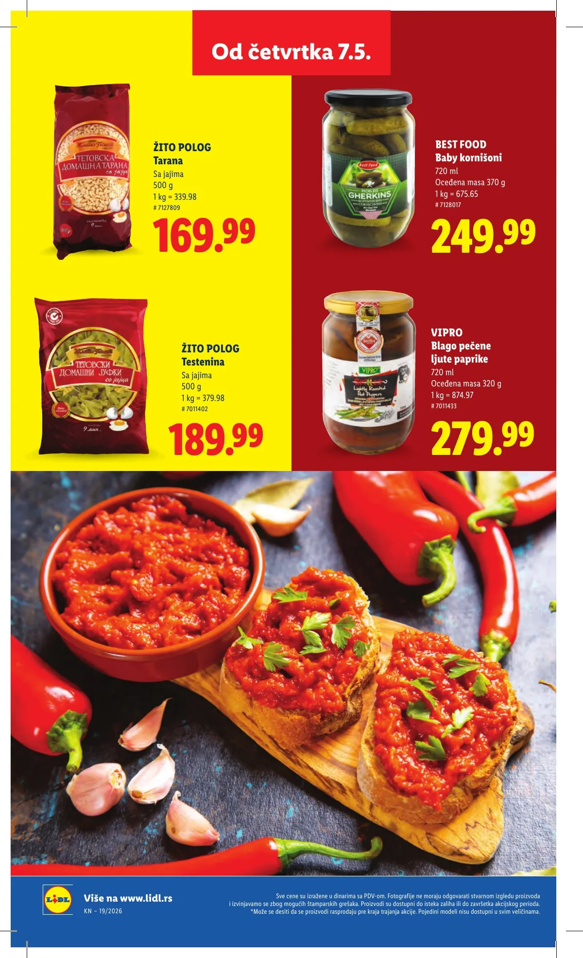 Lidl akciós újság Szerbia 05.07–05.13 – 60. oldal