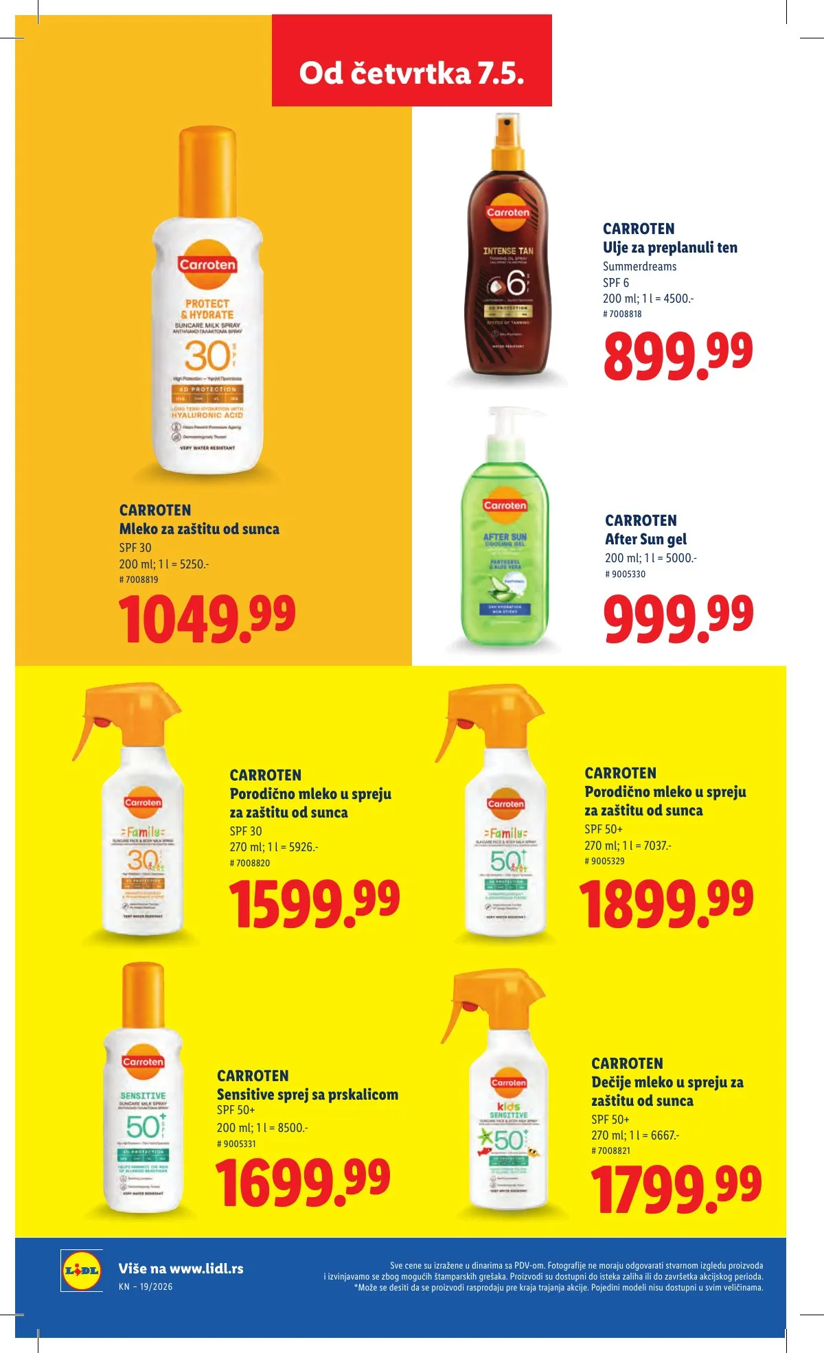 Lidl akciós újság Szerbia 05.07–05.13 – 64. oldal
