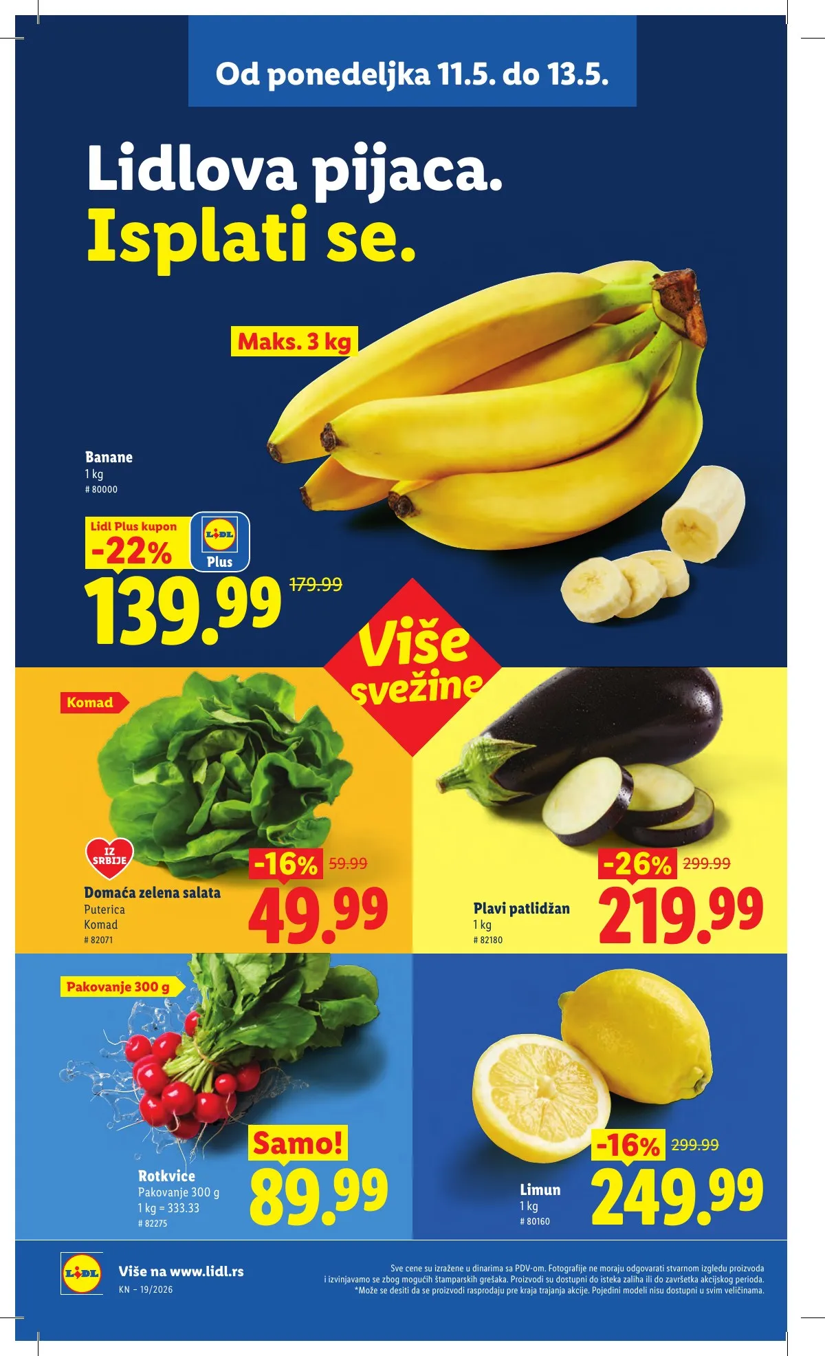 Lidl akciós újság Szerbia 05.07–05.13 – 98. oldal