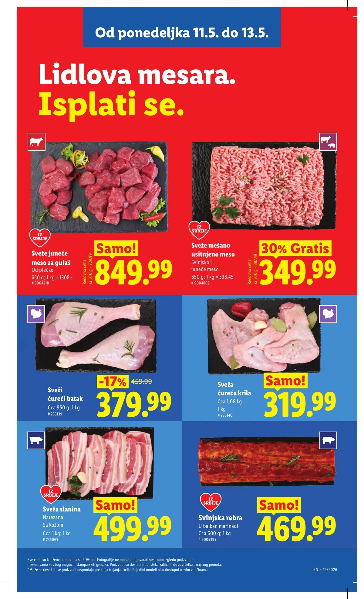 Lidl akciós újság Szerbia 05.07–05.13 – 99. oldal