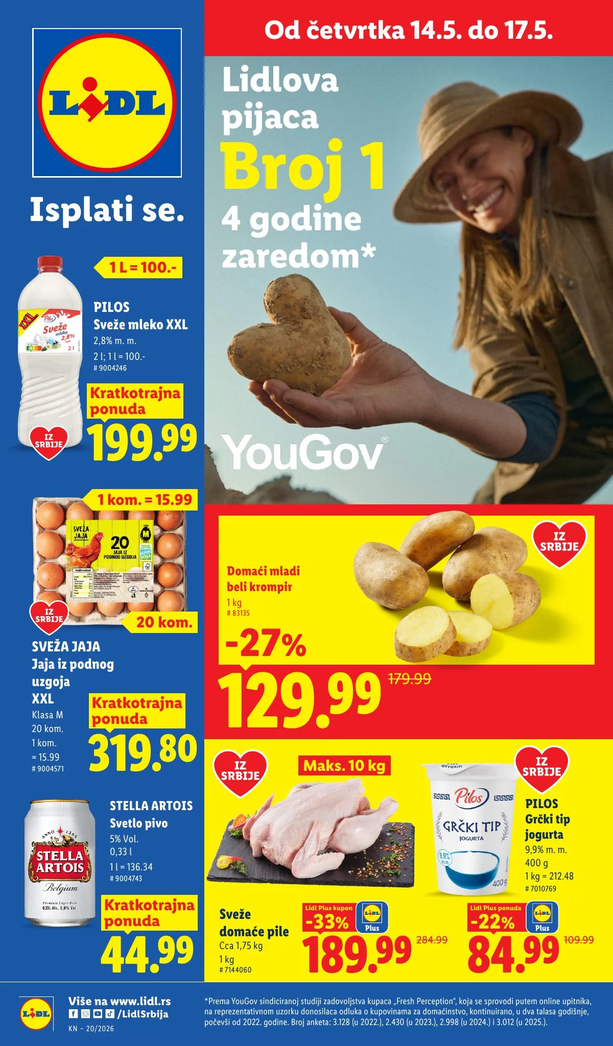 Lidl akciós újság Szerbia 05.14–05.20