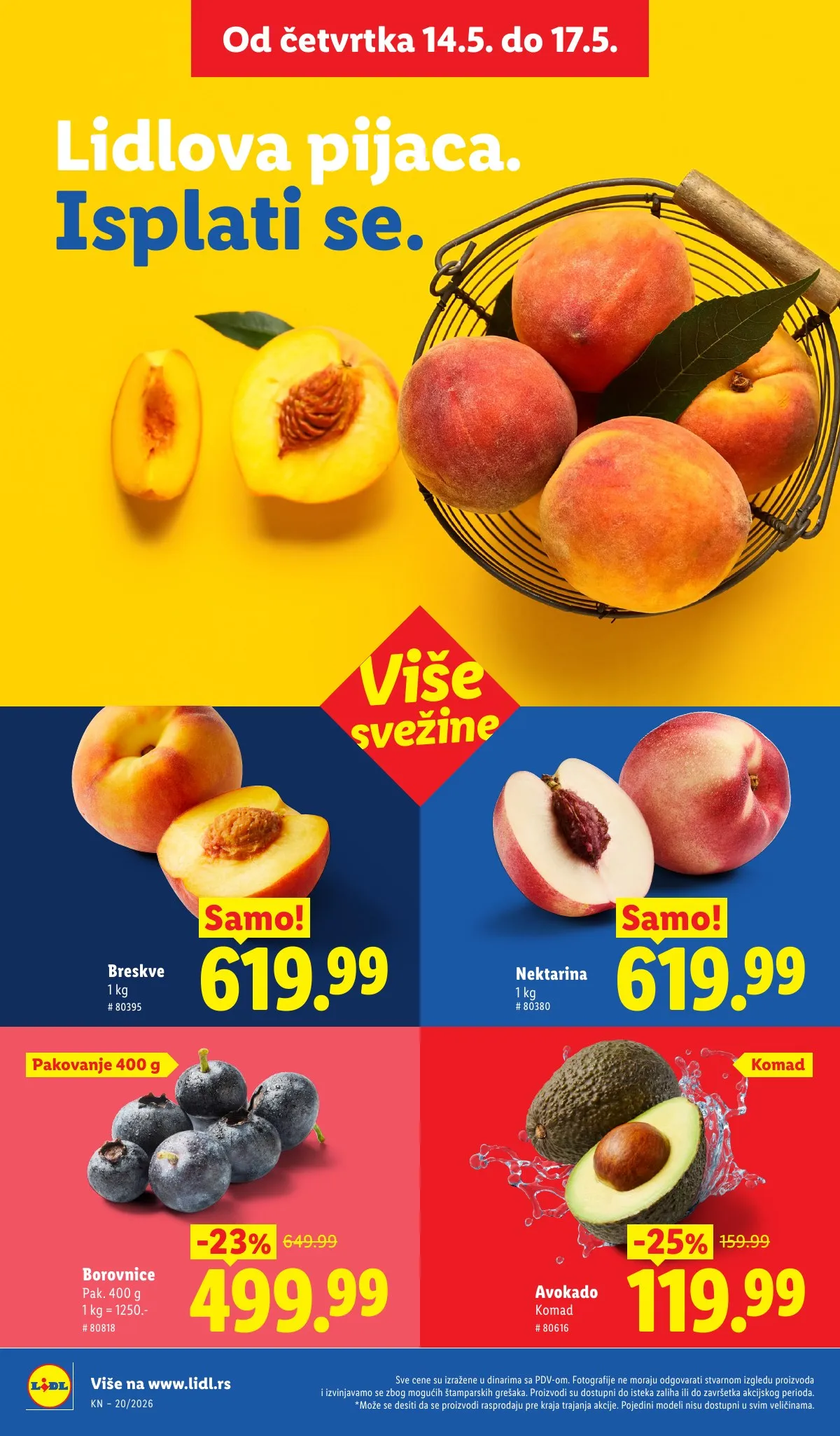 Lidl akciós újság Szerbia 05.14–05.20 – 14. oldal