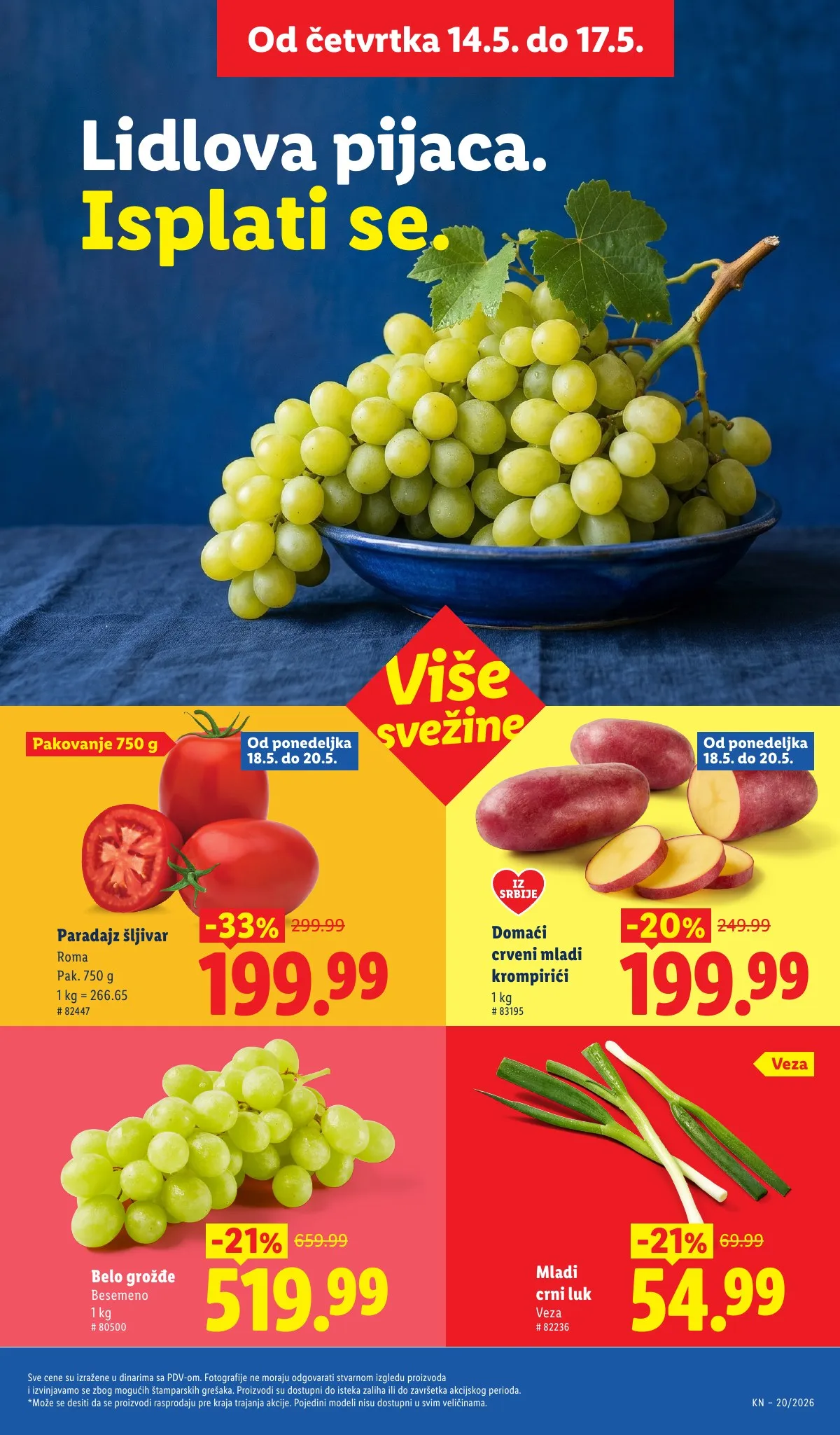 Lidl akciós újság Szerbia 05.14–05.20 – 15. oldal