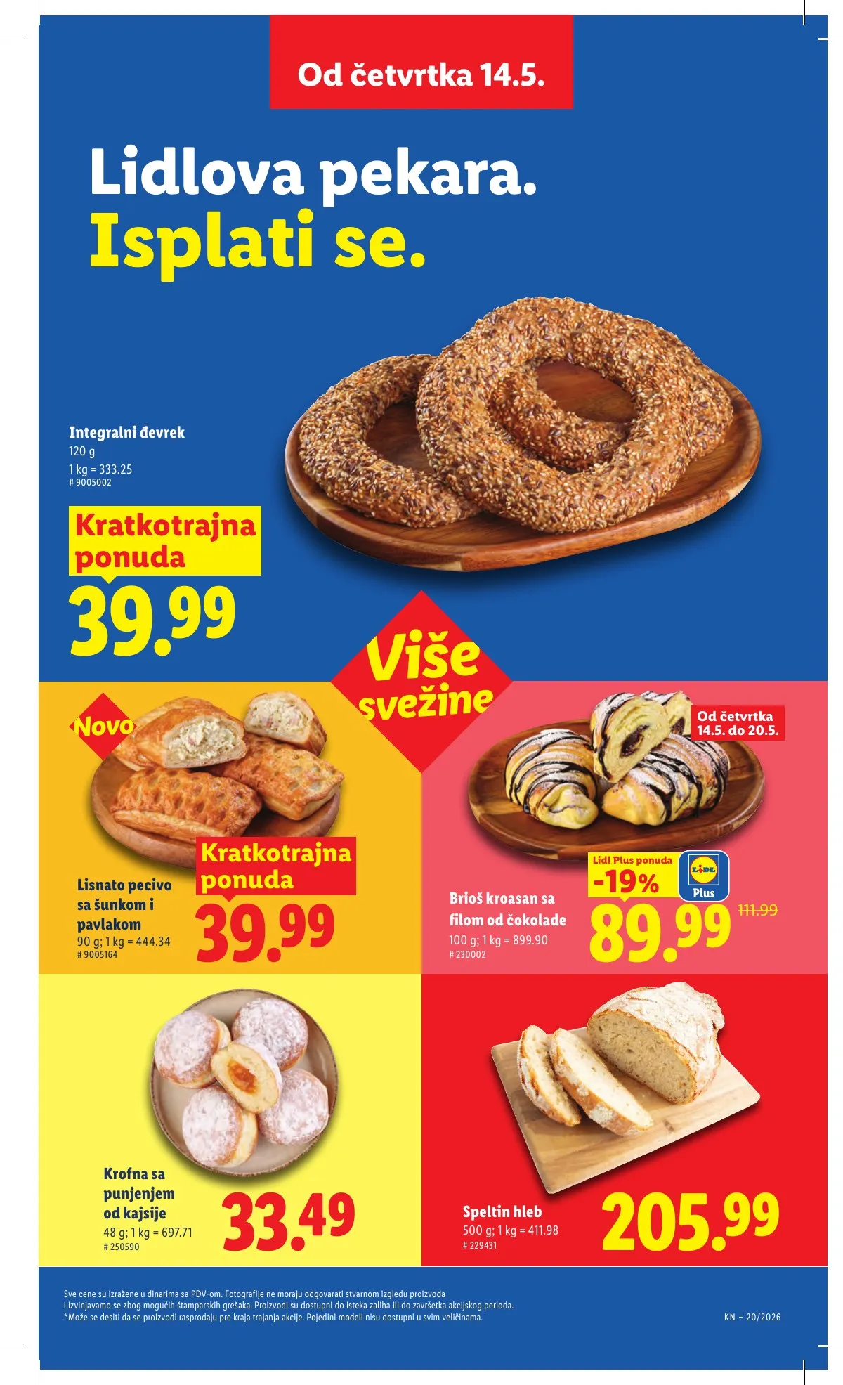 Lidl akciós újság Szerbia 05.14–05.20 – 19. oldal