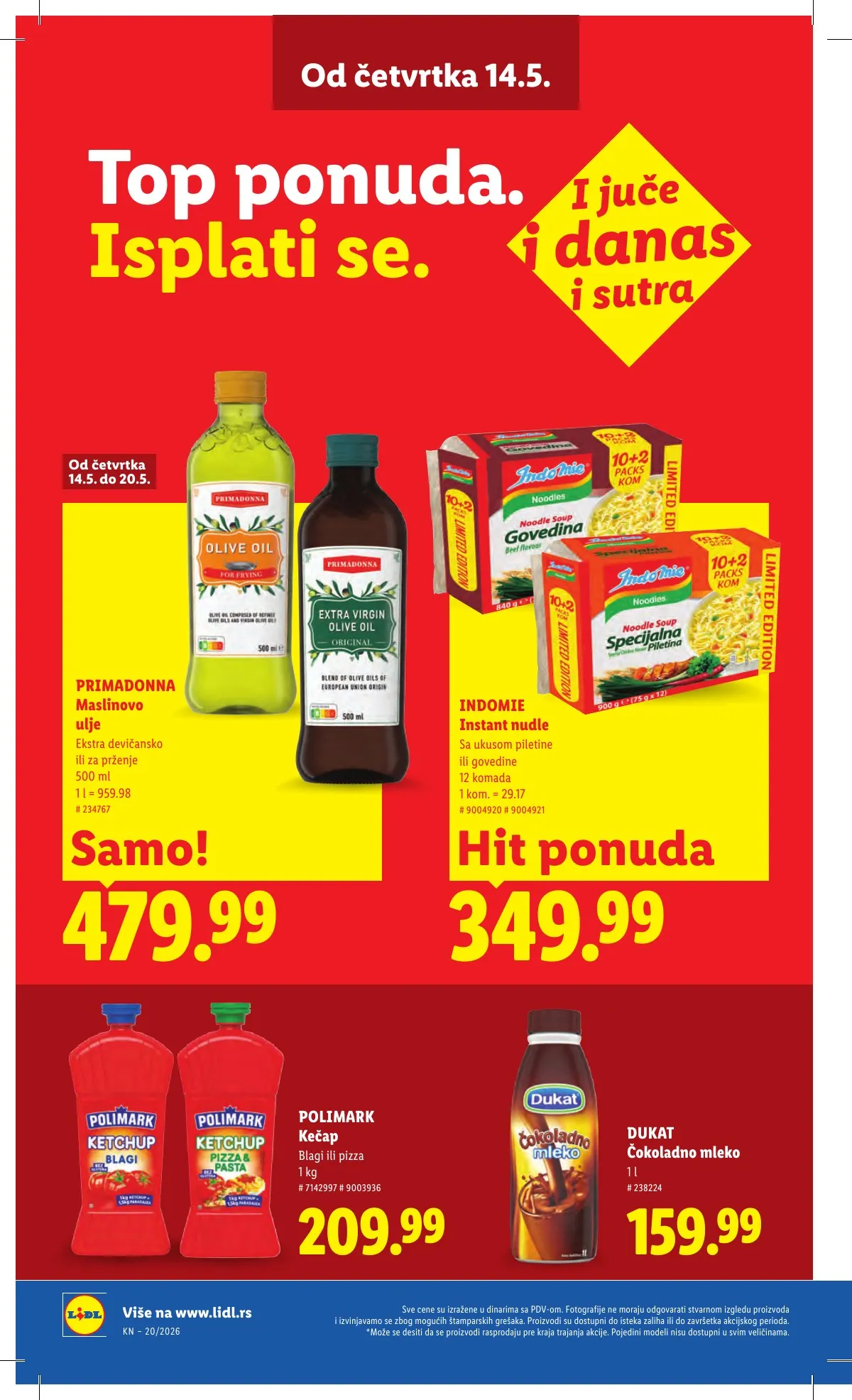 Lidl akciós újság Szerbia 05.14–05.20 – 26. oldal