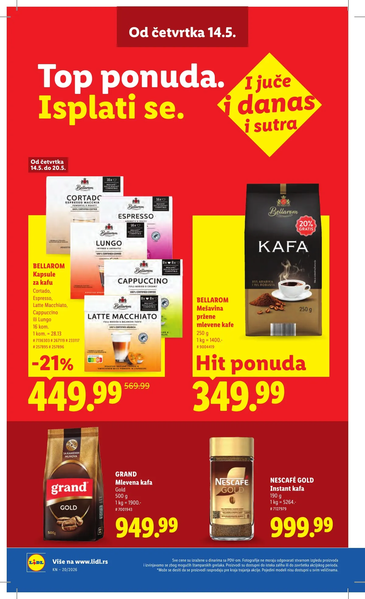 Lidl akciós újság Szerbia 05.14–05.20 – 28. oldal