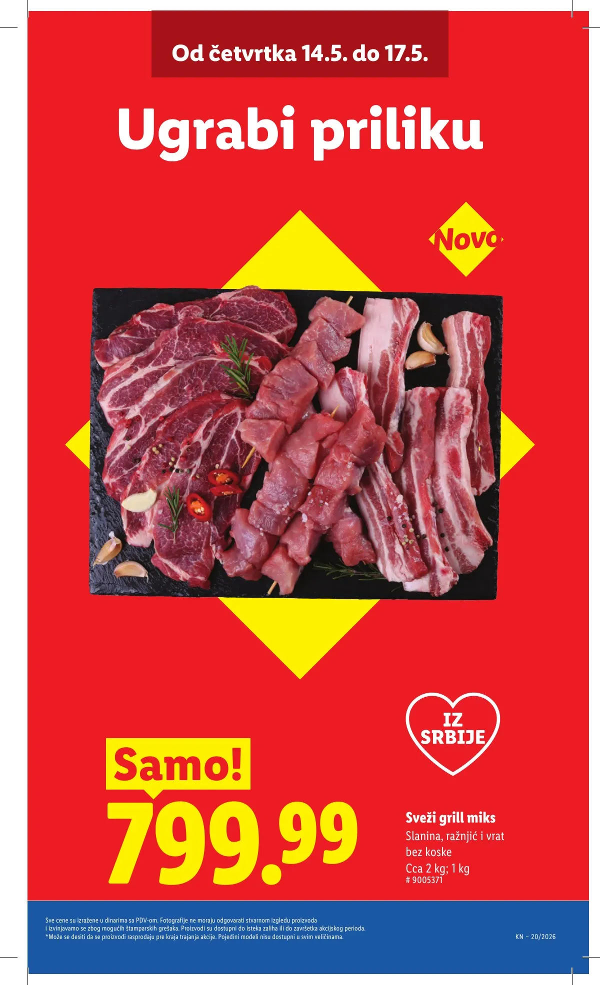 Lidl akciós újság Szerbia 05.14–05.20 – 3. oldal