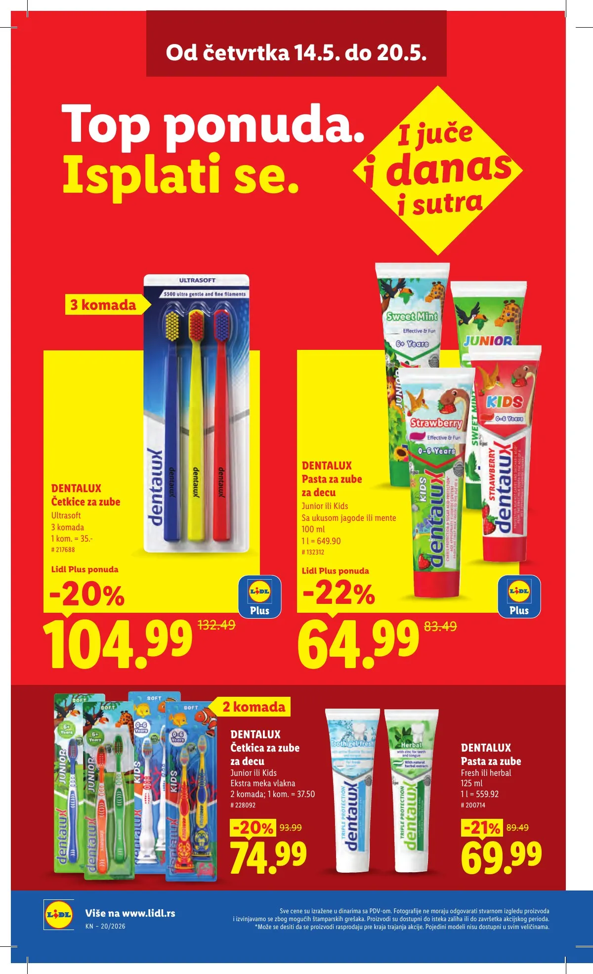 Lidl akciós újság Szerbia 05.14–05.20 – 32. oldal