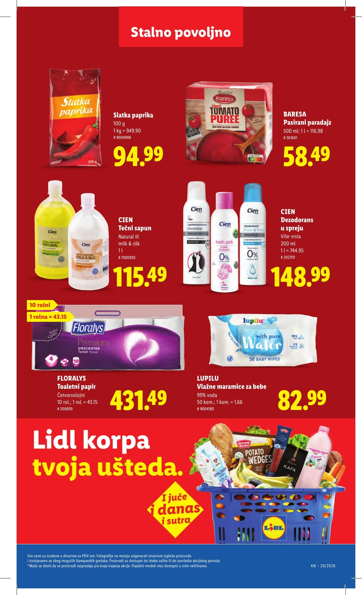 Lidl akciós újság Szerbia 05.14–05.20 – 43. oldal