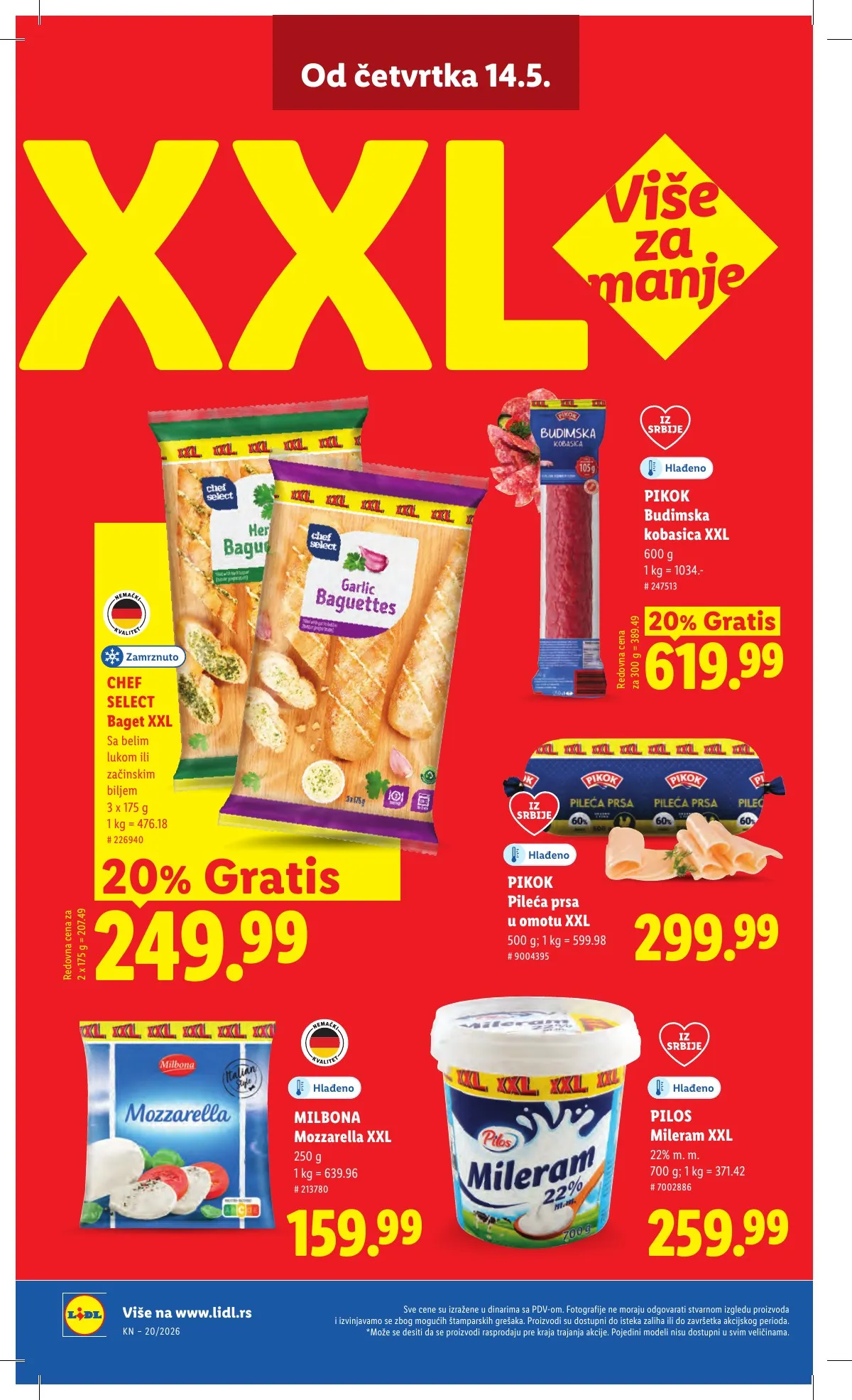 Lidl akciós újság Szerbia 05.14–05.20 – 50. oldal