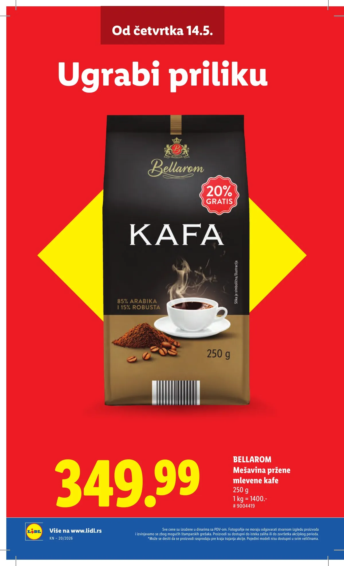 Lidl akciós újság Szerbia 05.14–05.20 – 6. oldal