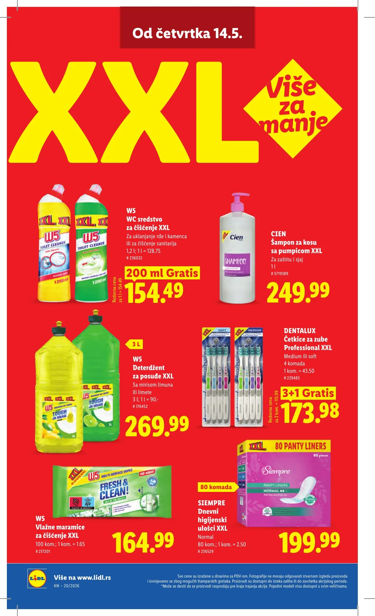 Lidl akciós újság Szerbia 05.14–05.20 – 60. oldal
