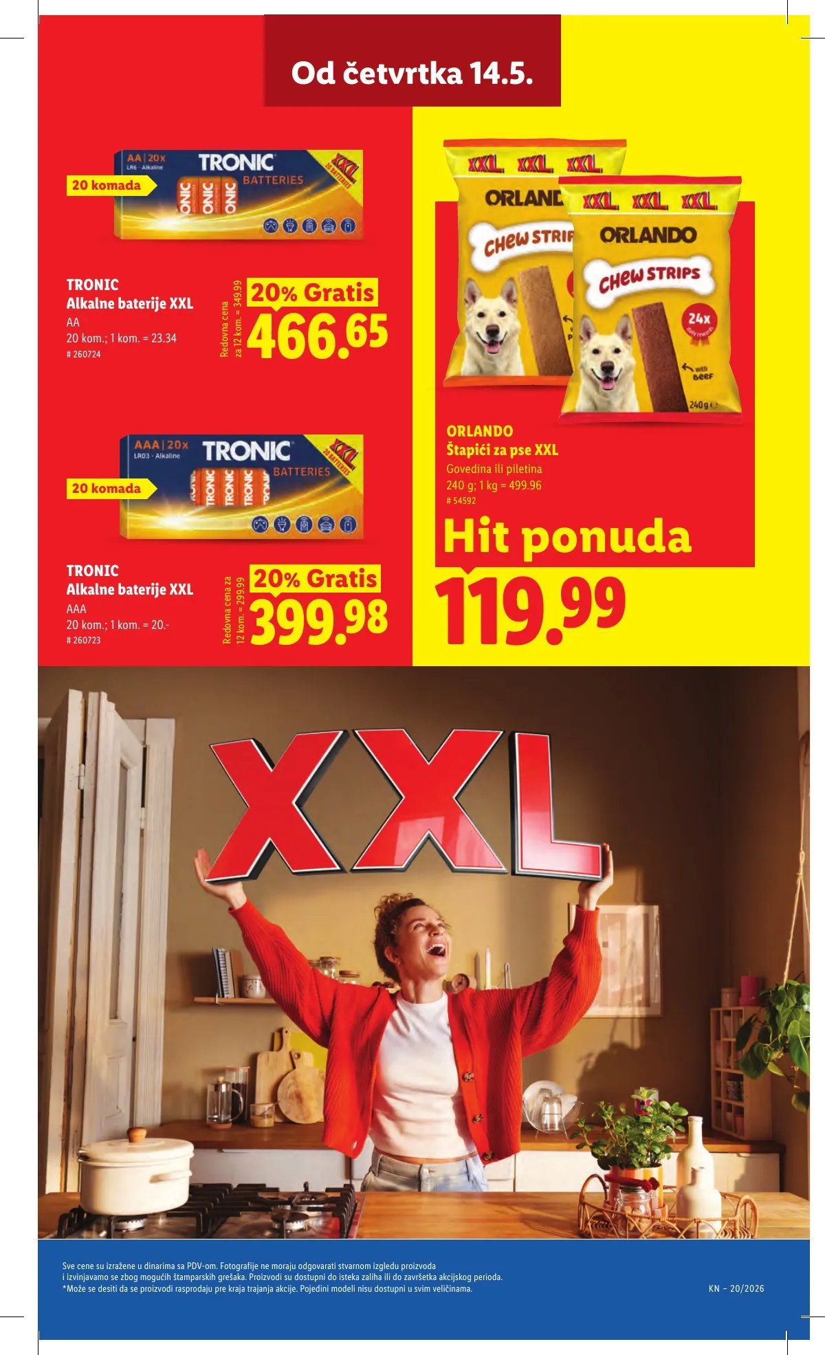 Lidl akciós újság Szerbia 05.14–05.20 – 61. oldal