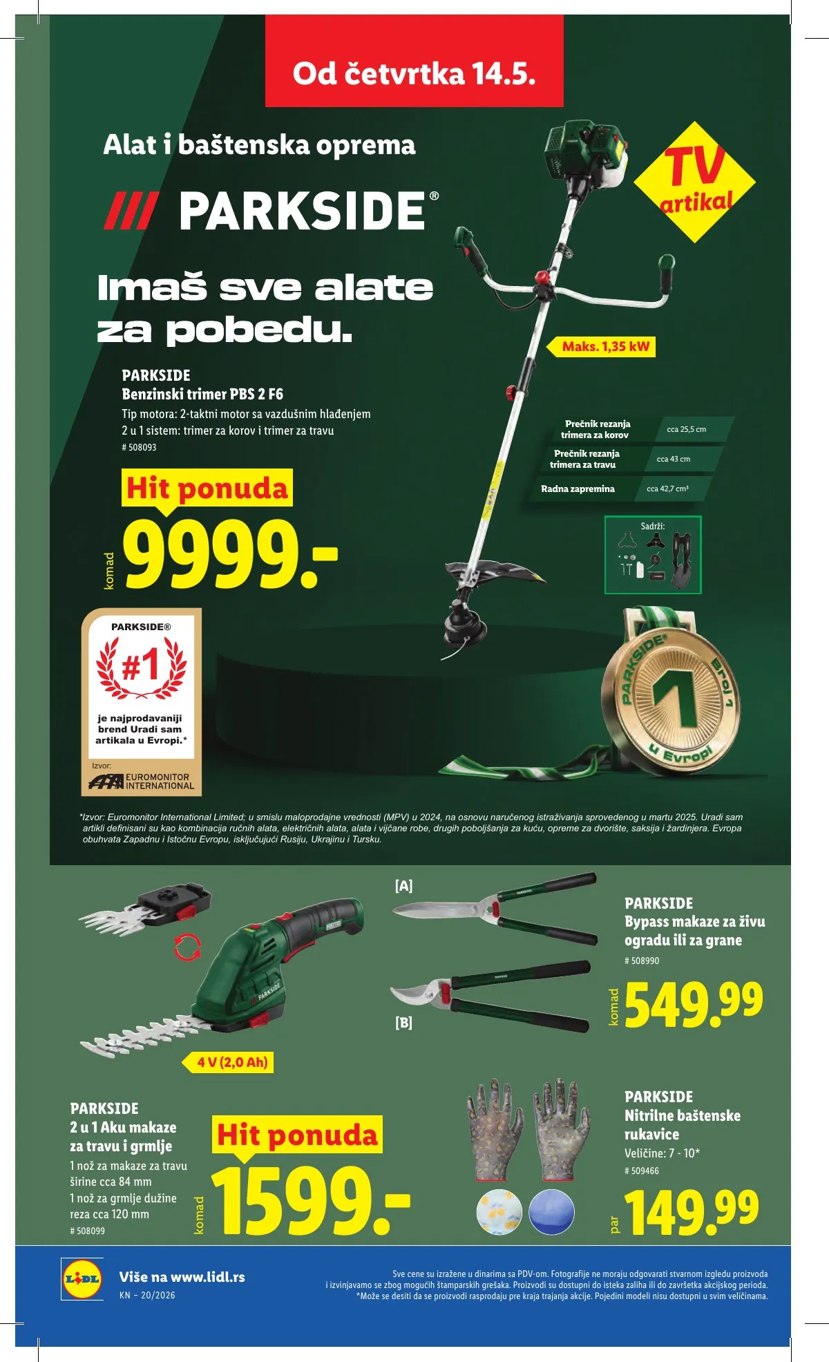 Lidl akciós újság Szerbia 05.14–05.20 – 70. oldal
