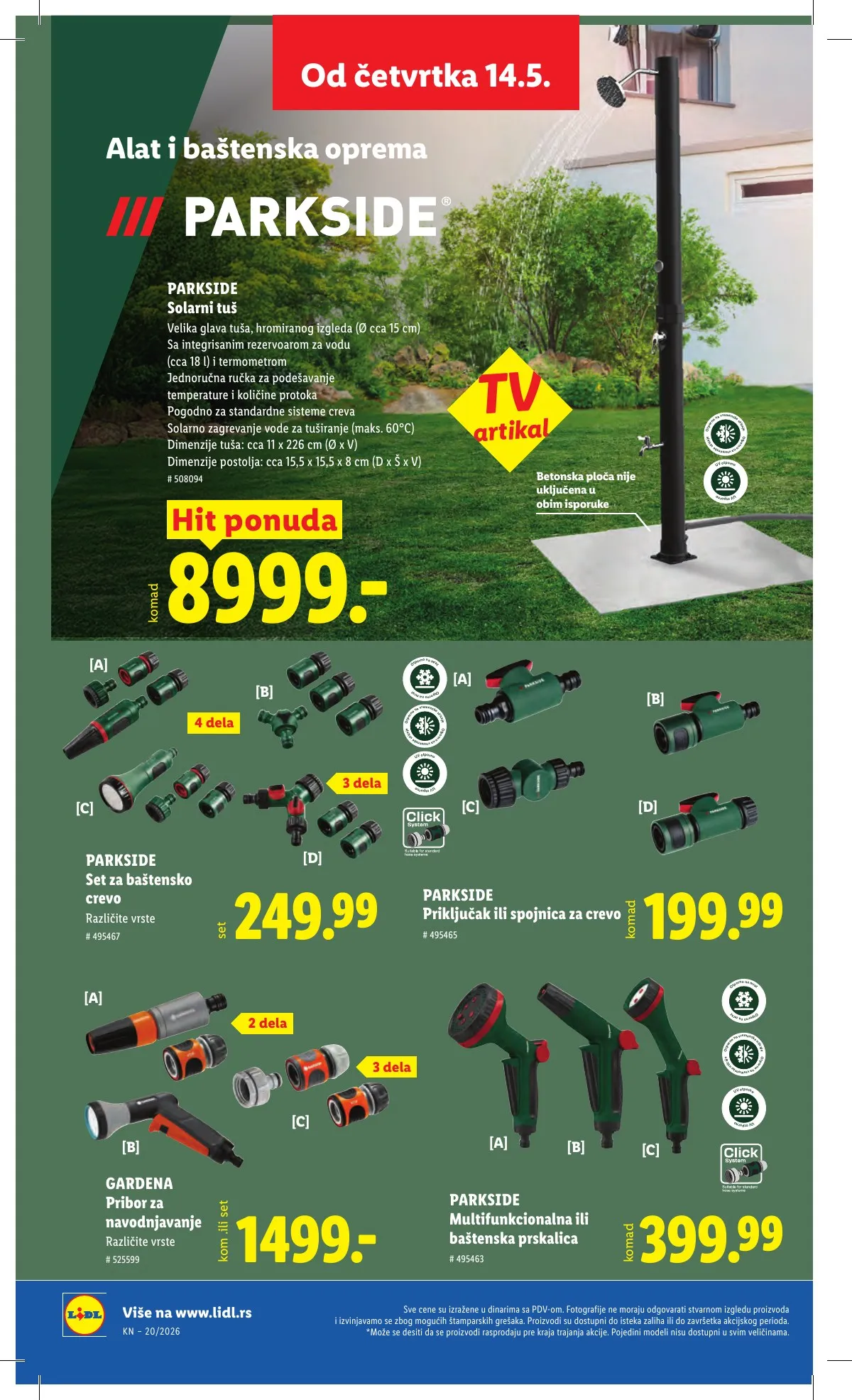 Lidl akciós újság Szerbia 05.14–05.20 – 72. oldal