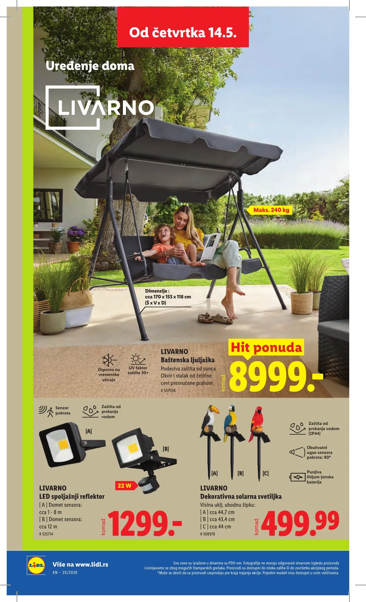 Lidl akciós újság Szerbia 05.14–05.20 – 74. oldal