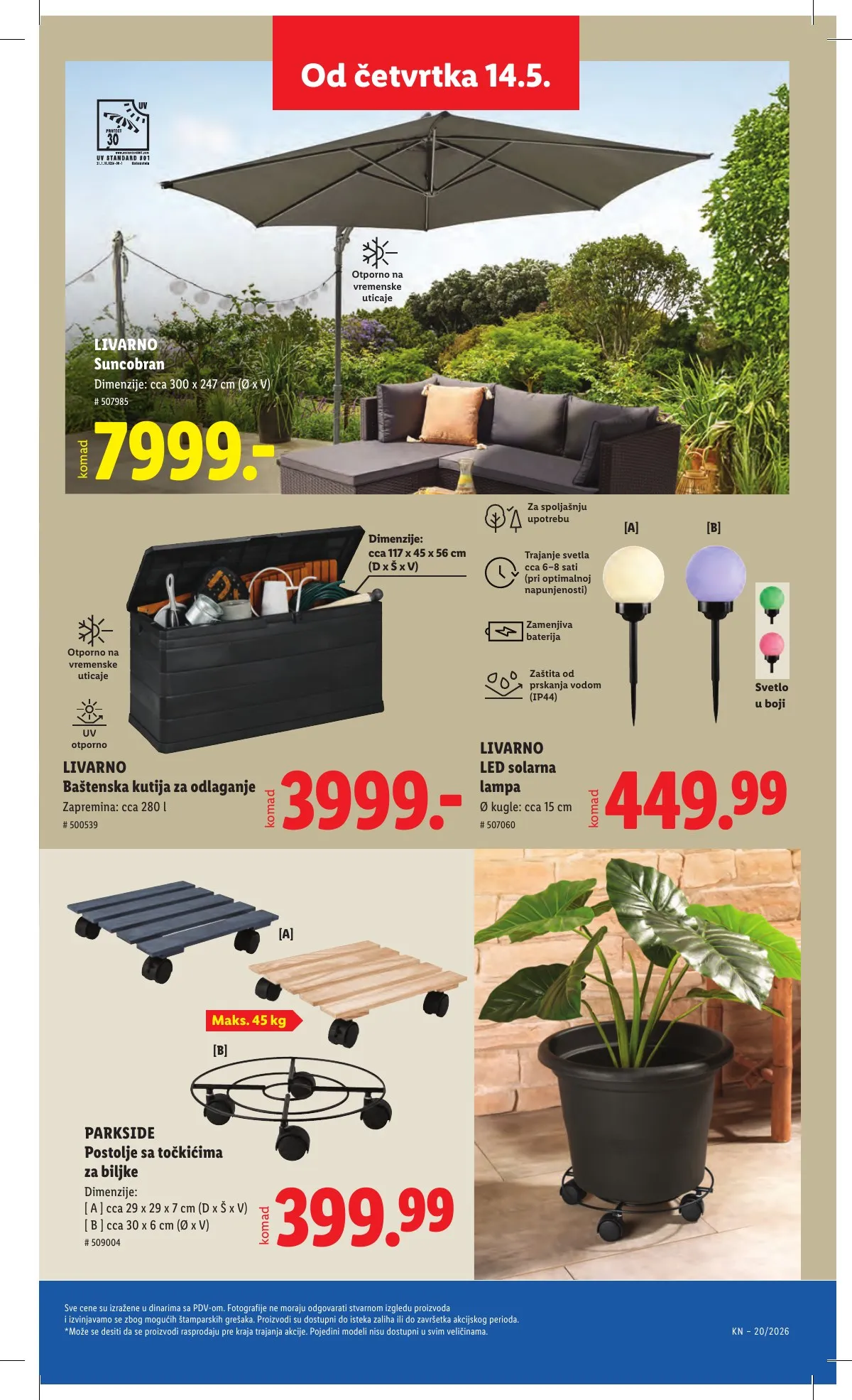 Lidl akciós újság Szerbia 05.14–05.20 – 75. oldal
