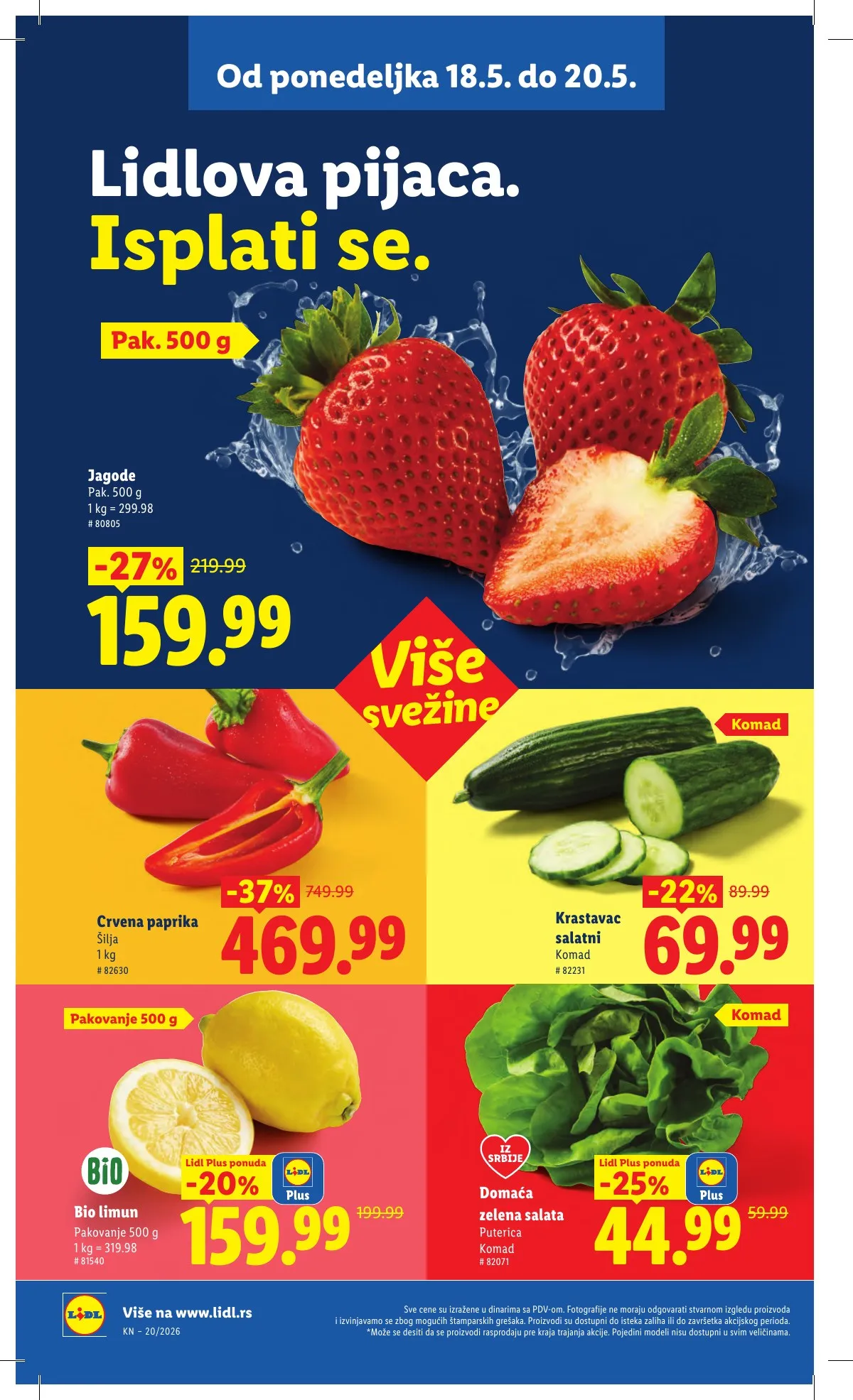Lidl akciós újság Szerbia 05.14–05.20 – 92. oldal