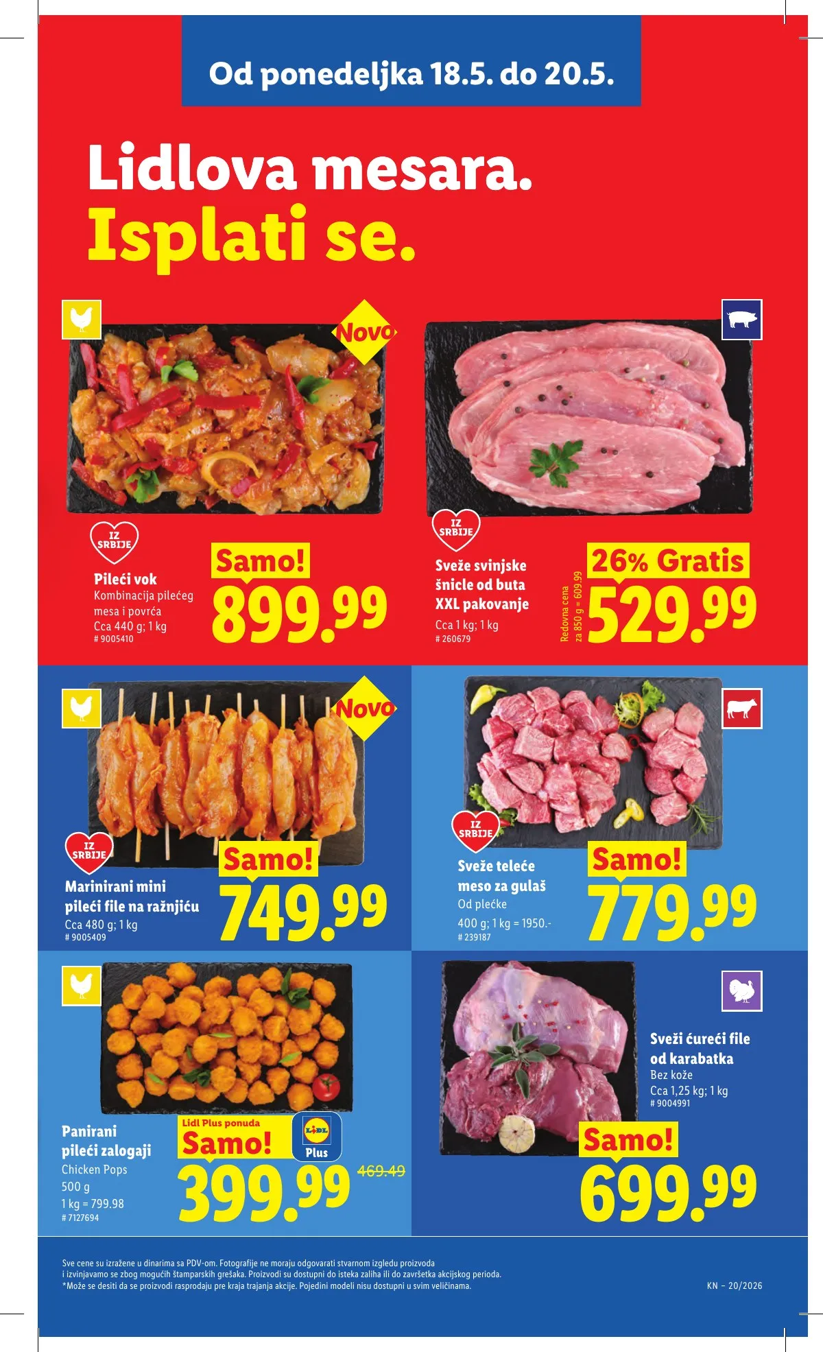 Lidl akciós újság Szerbia 05.14–05.20 – 93. oldal