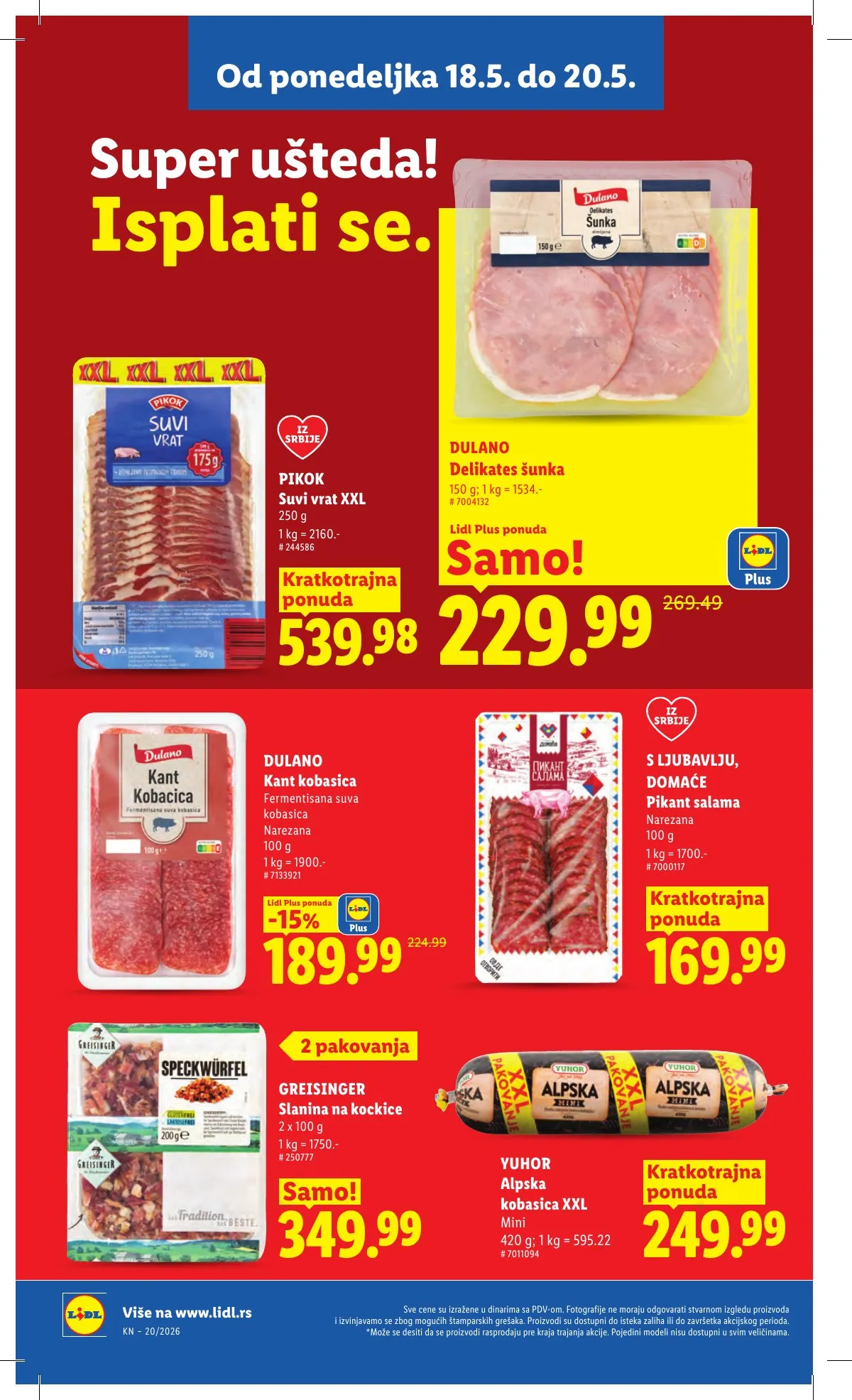 Lidl akciós újság Szerbia 05.14–05.20 – 94. oldal