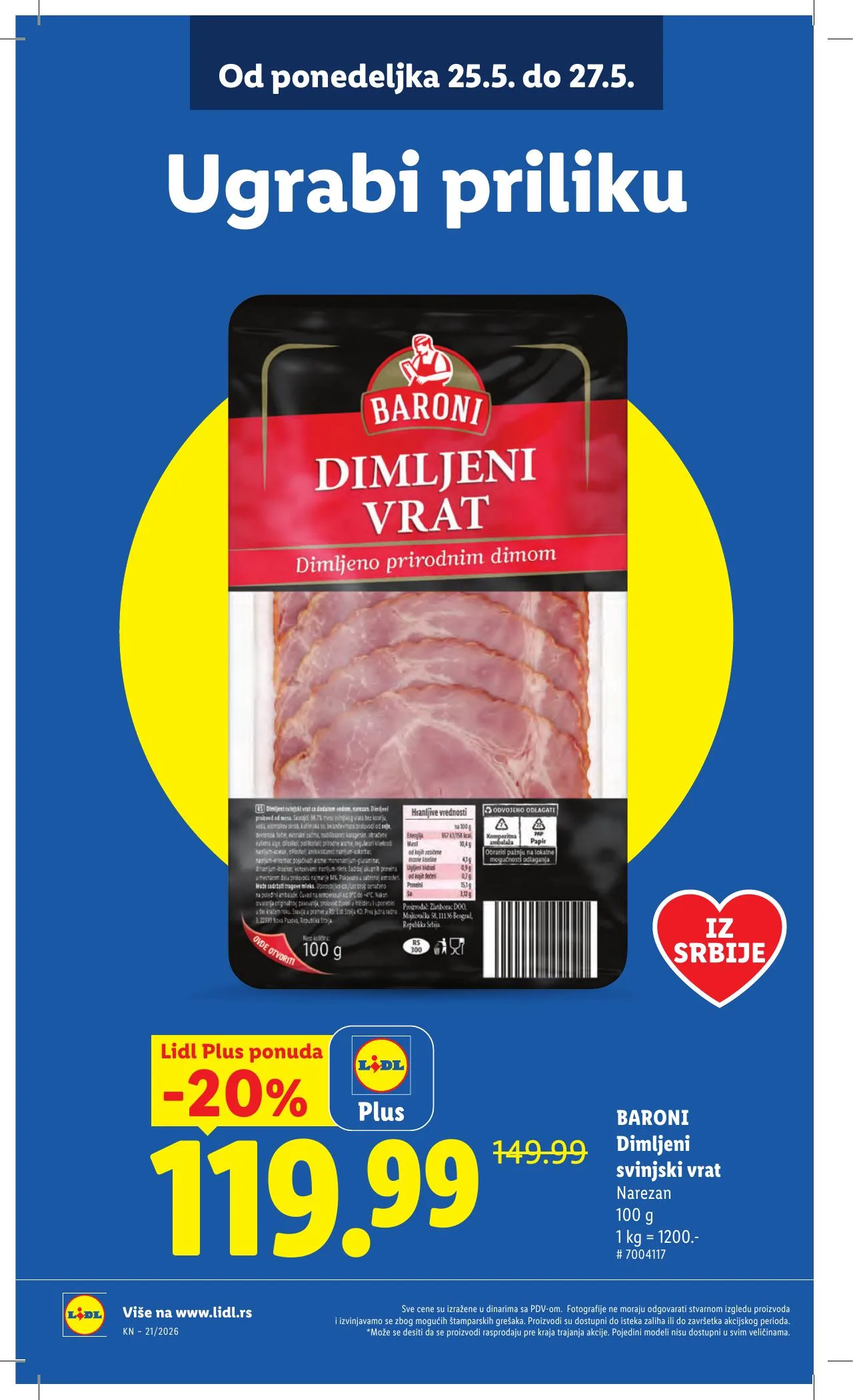 Lidl akciós újság Szerbia 05.21–05.27 – 12. oldal