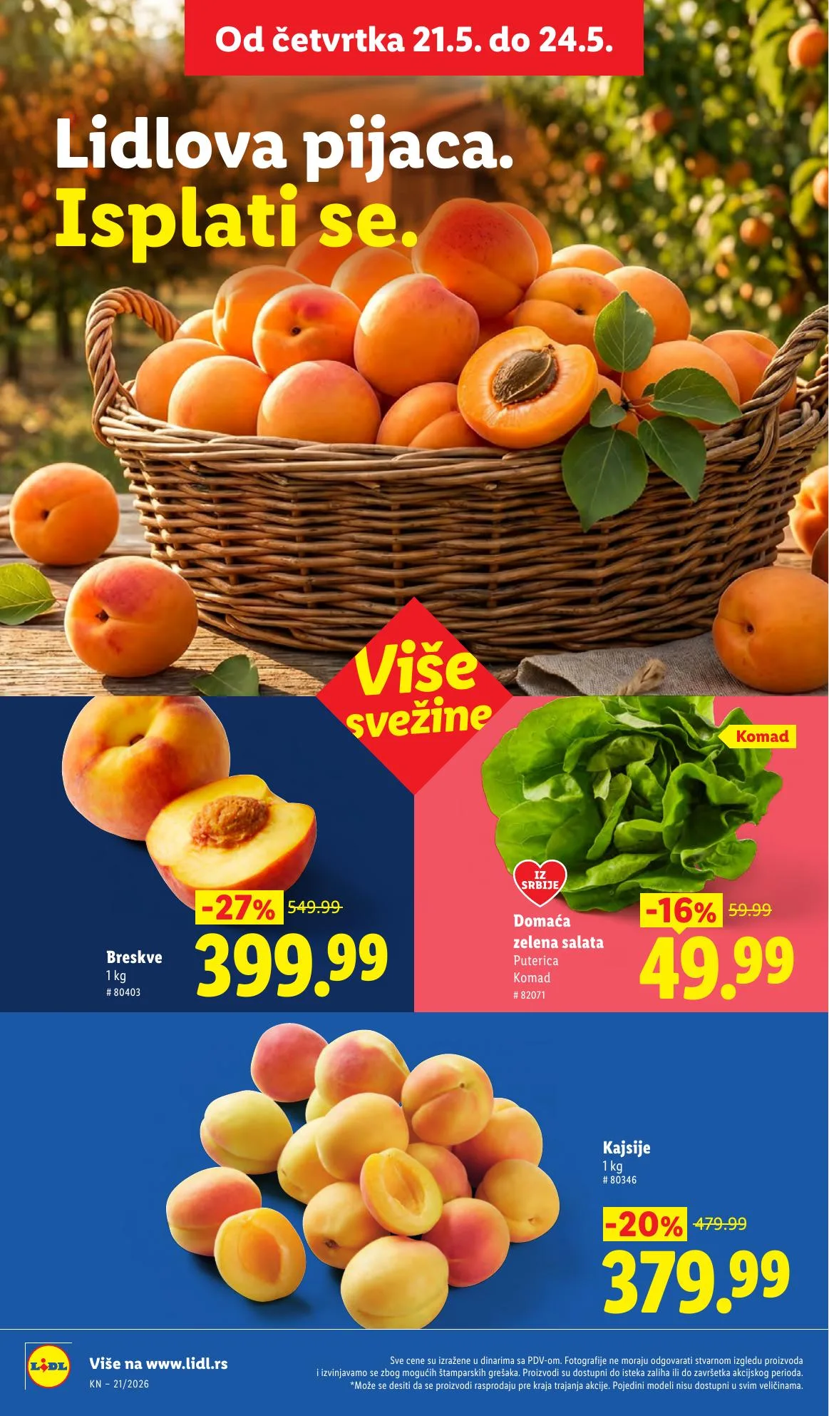 Lidl akciós újság Szerbia 05.21–05.27 – 14. oldal