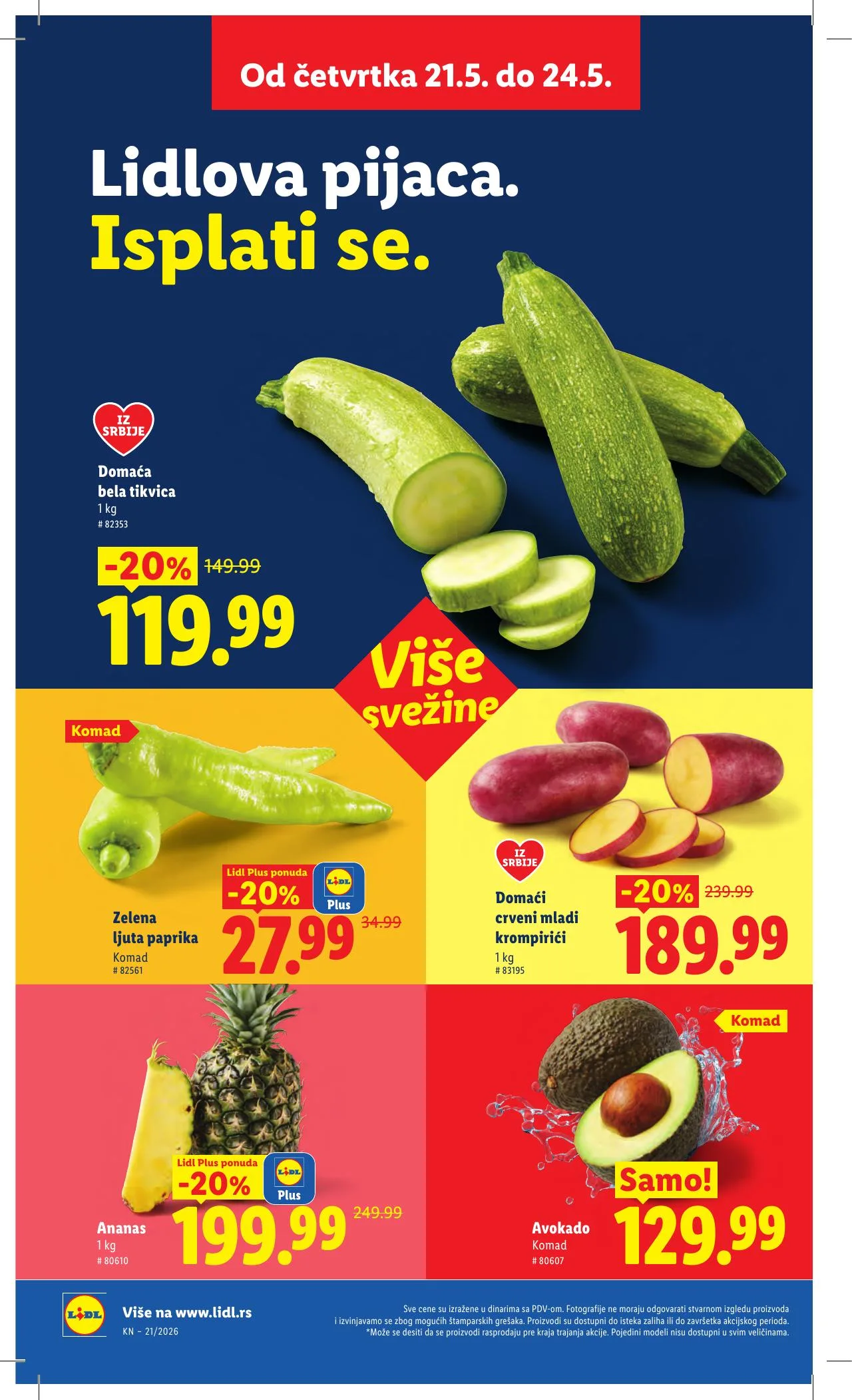 Lidl akciós újság Szerbia 05.21–05.27 – 16. oldal