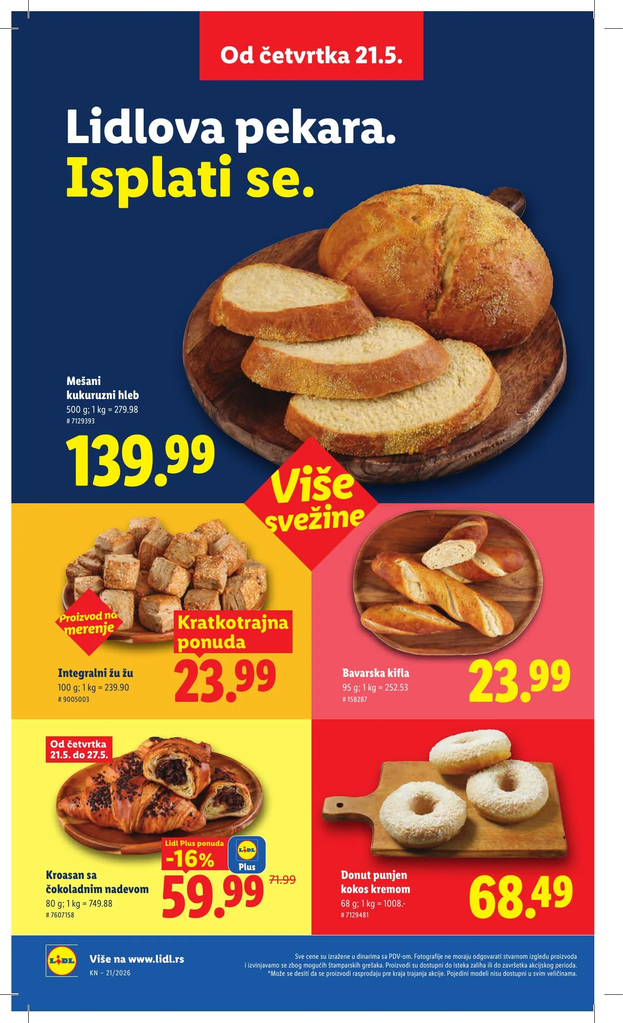 Lidl akciós újság Szerbia 05.21–05.27 – 18. oldal