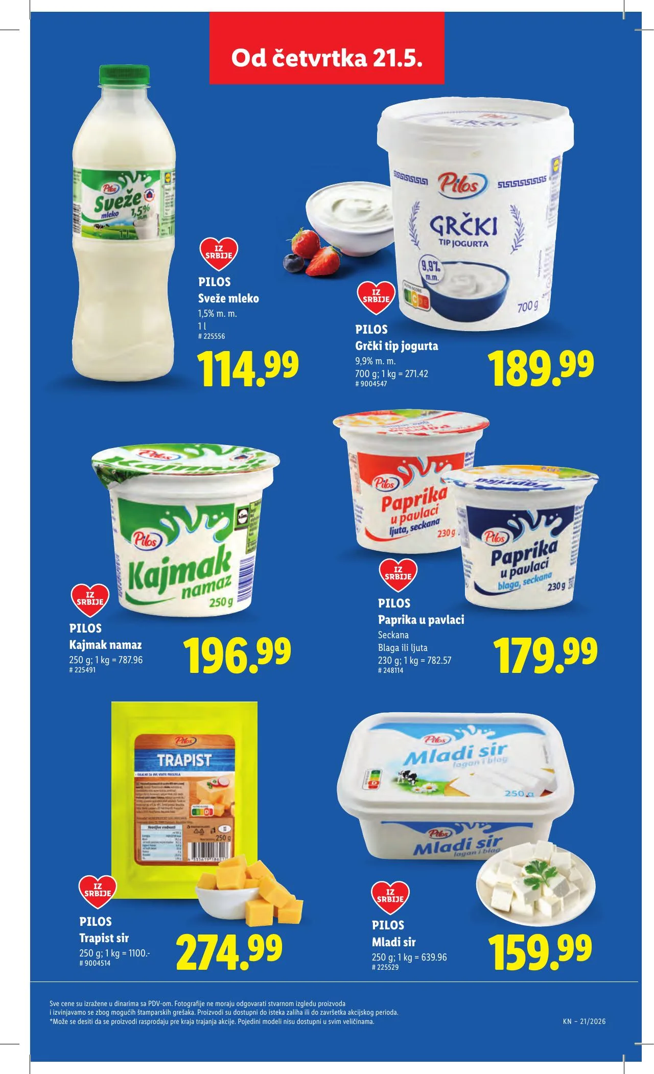 Lidl akciós újság Szerbia 05.21–05.27 – 21. oldal