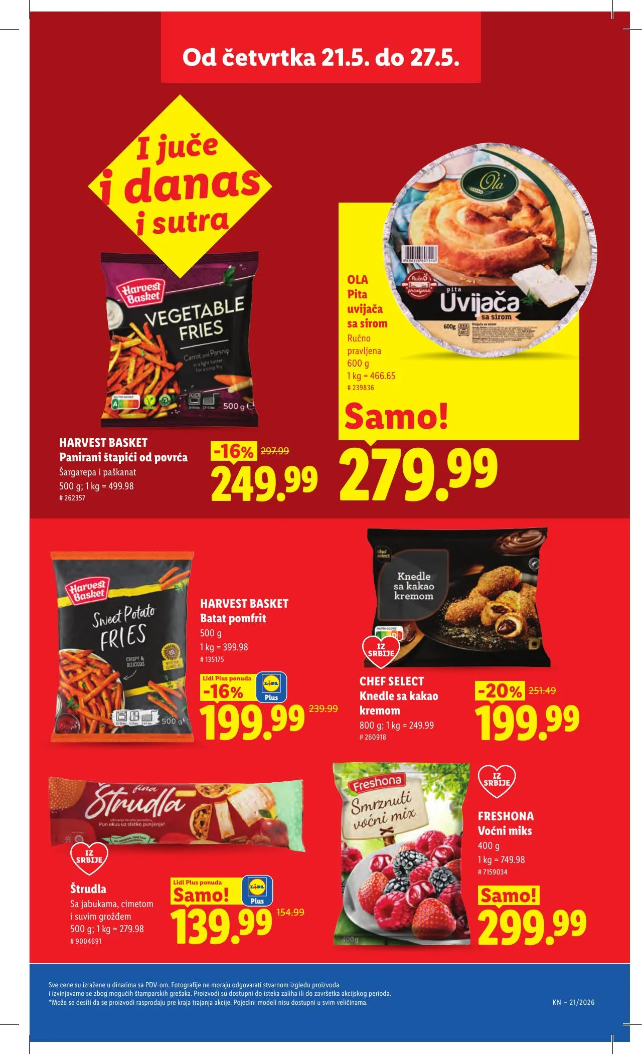 Lidl akciós újság Szerbia 05.21–05.27 – 25. oldal