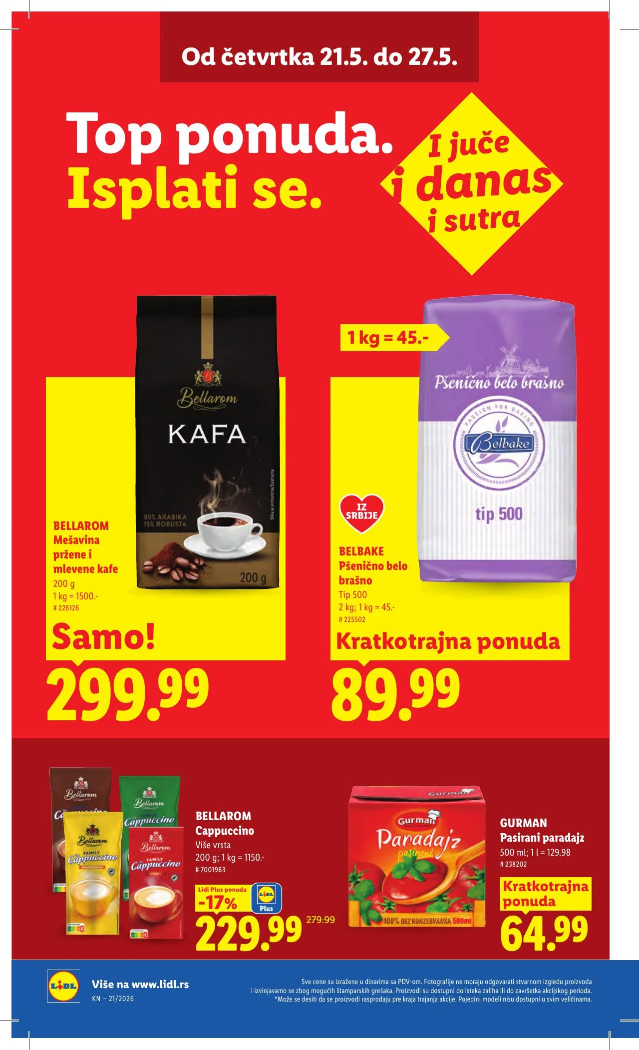 Lidl akciós újság Szerbia 05.21–05.27 – 26. oldal