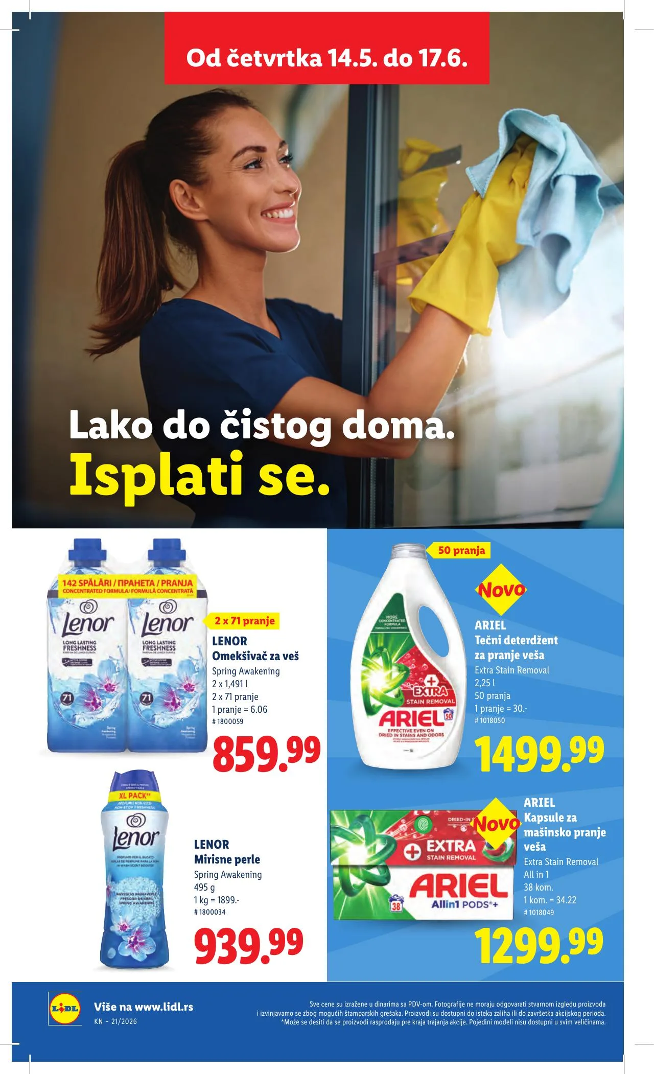 Lidl akciós újság Szerbia 05.21–05.27 – 28. oldal