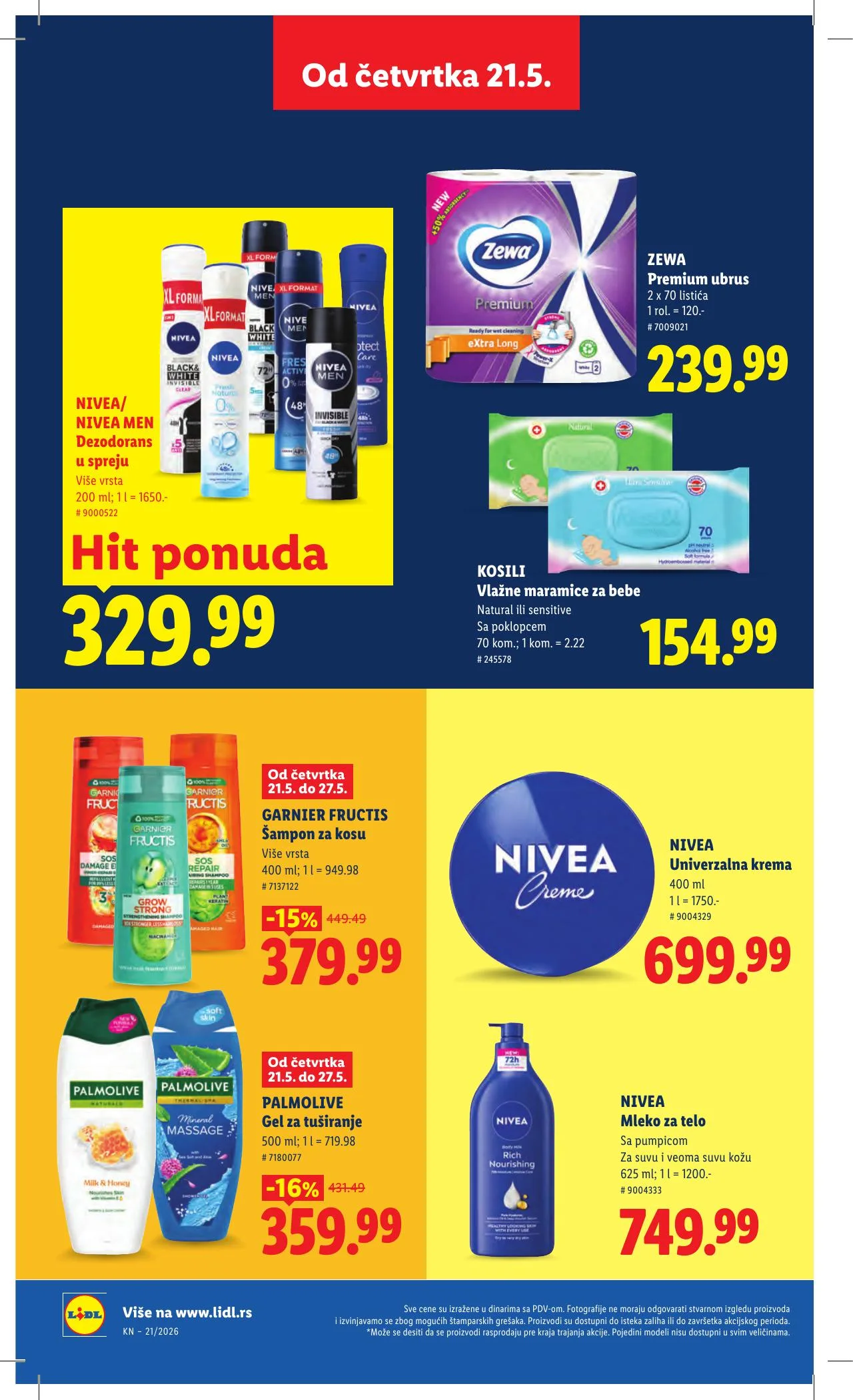 Lidl akciós újság Szerbia 05.21–05.27 – 38. oldal