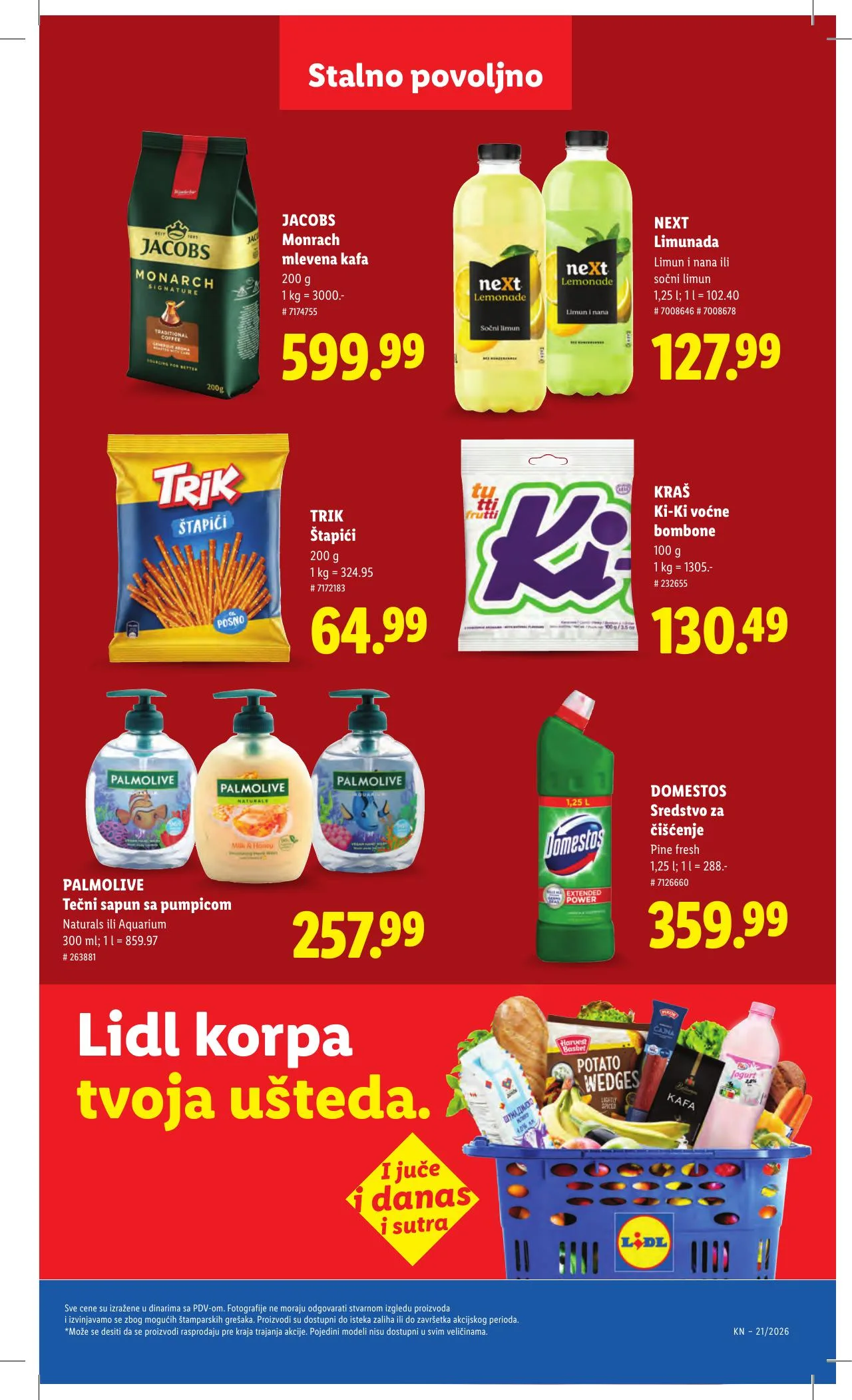 Lidl akciós újság Szerbia 05.21–05.27 – 45. oldal
