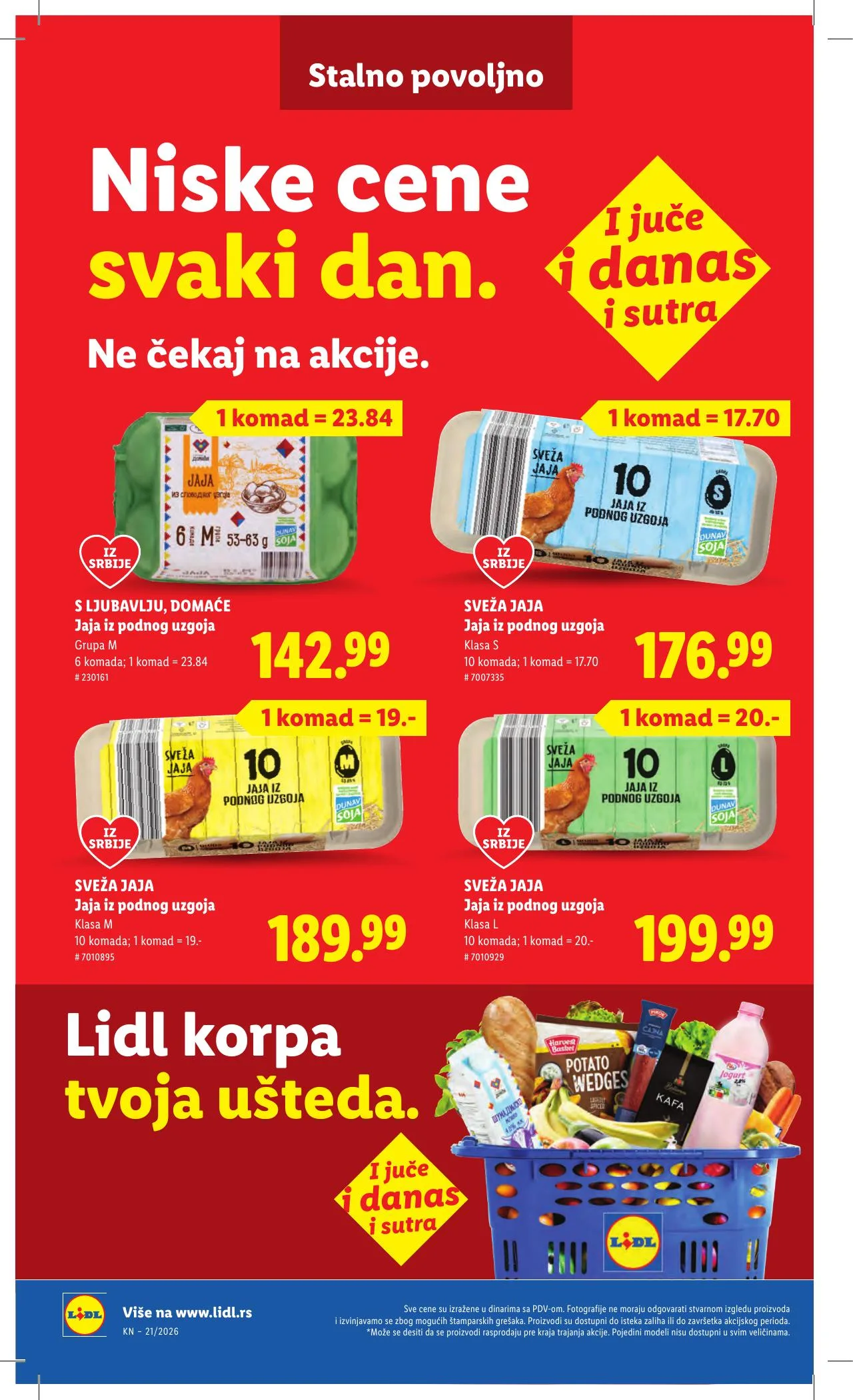 Lidl akciós újság Szerbia 05.21–05.27 – 46. oldal