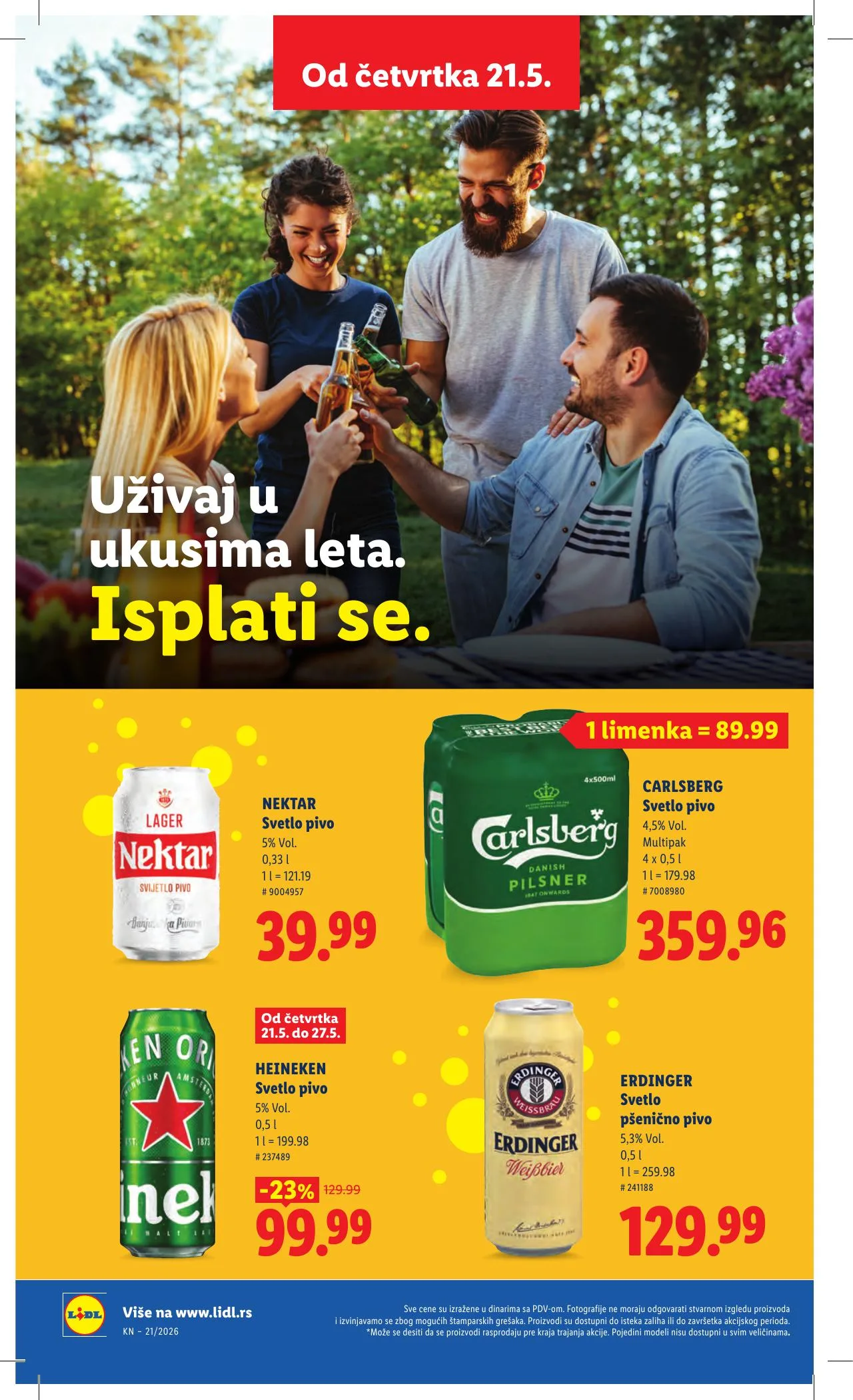 Lidl akciós újság Szerbia 05.21–05.27 – 52. oldal