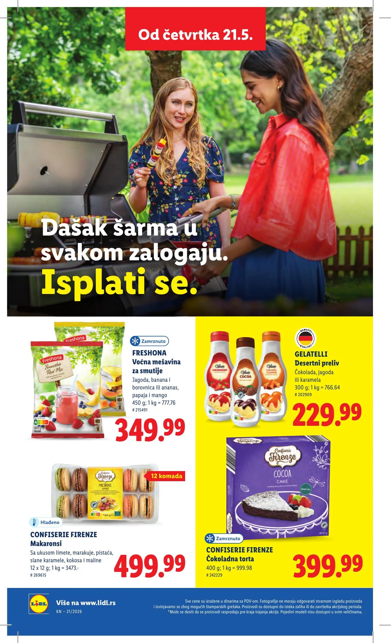 Lidl akciós újság Szerbia 05.21–05.27 – 54. oldal