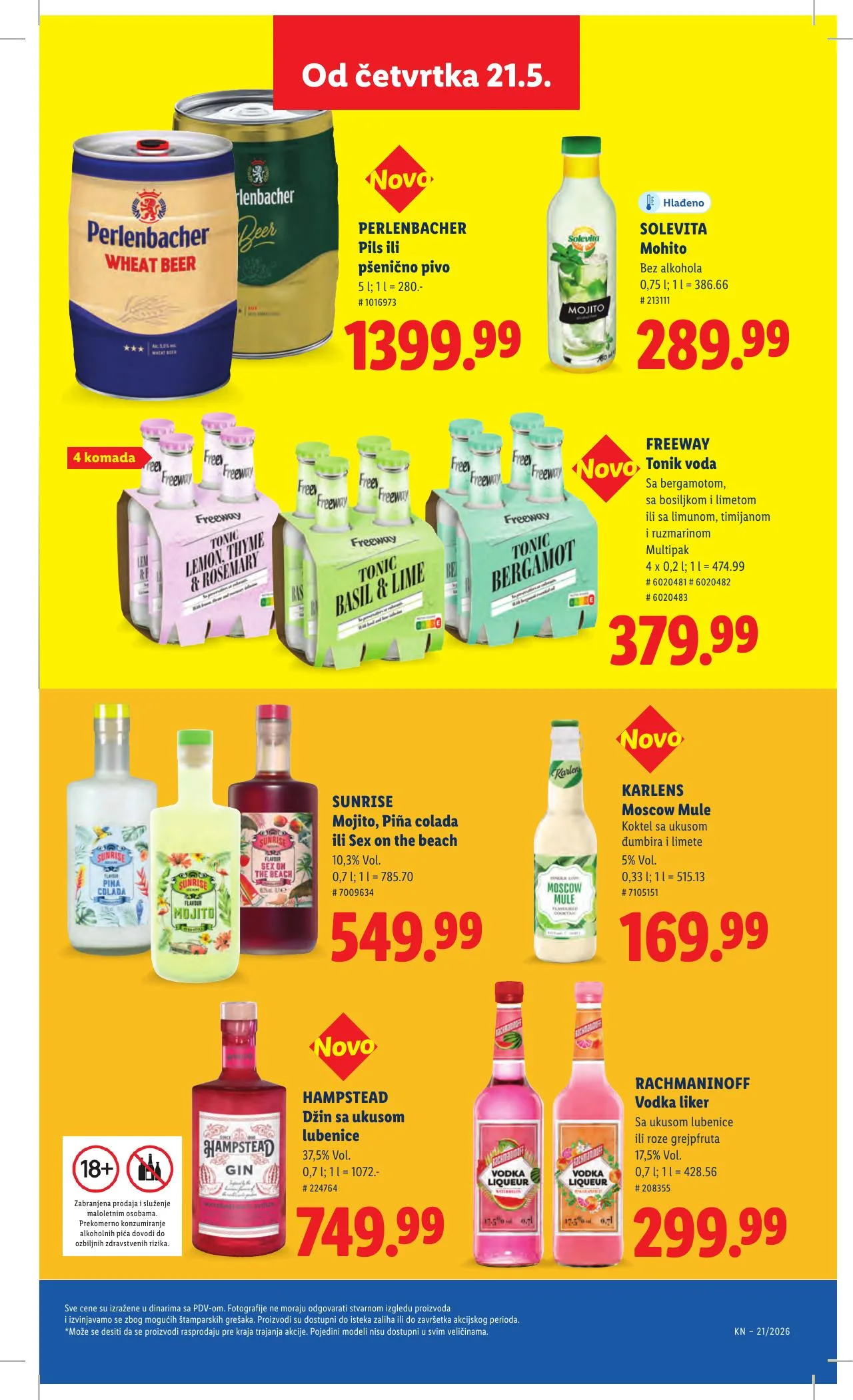 Lidl akciós újság Szerbia 05.21–05.27 – 55. oldal
