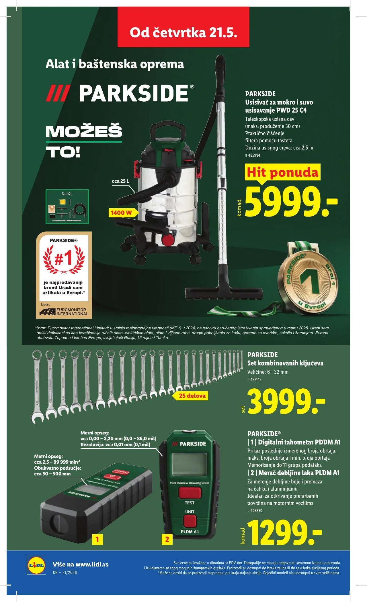 Lidl akciós újság Szerbia 05.21–05.27 – 72. oldal