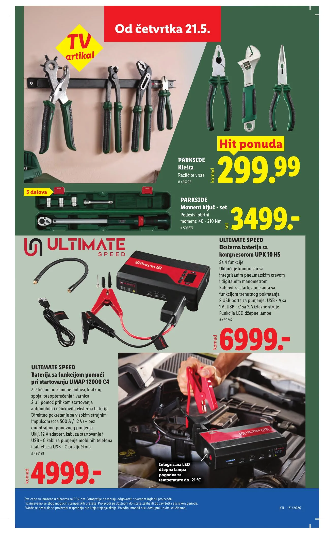 Lidl akciós újság Szerbia 05.21–05.27 – 73. oldal