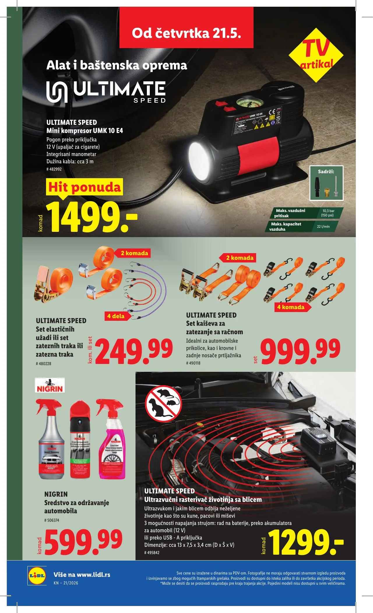 Lidl akciós újság Szerbia 05.21–05.27 – 74. oldal
