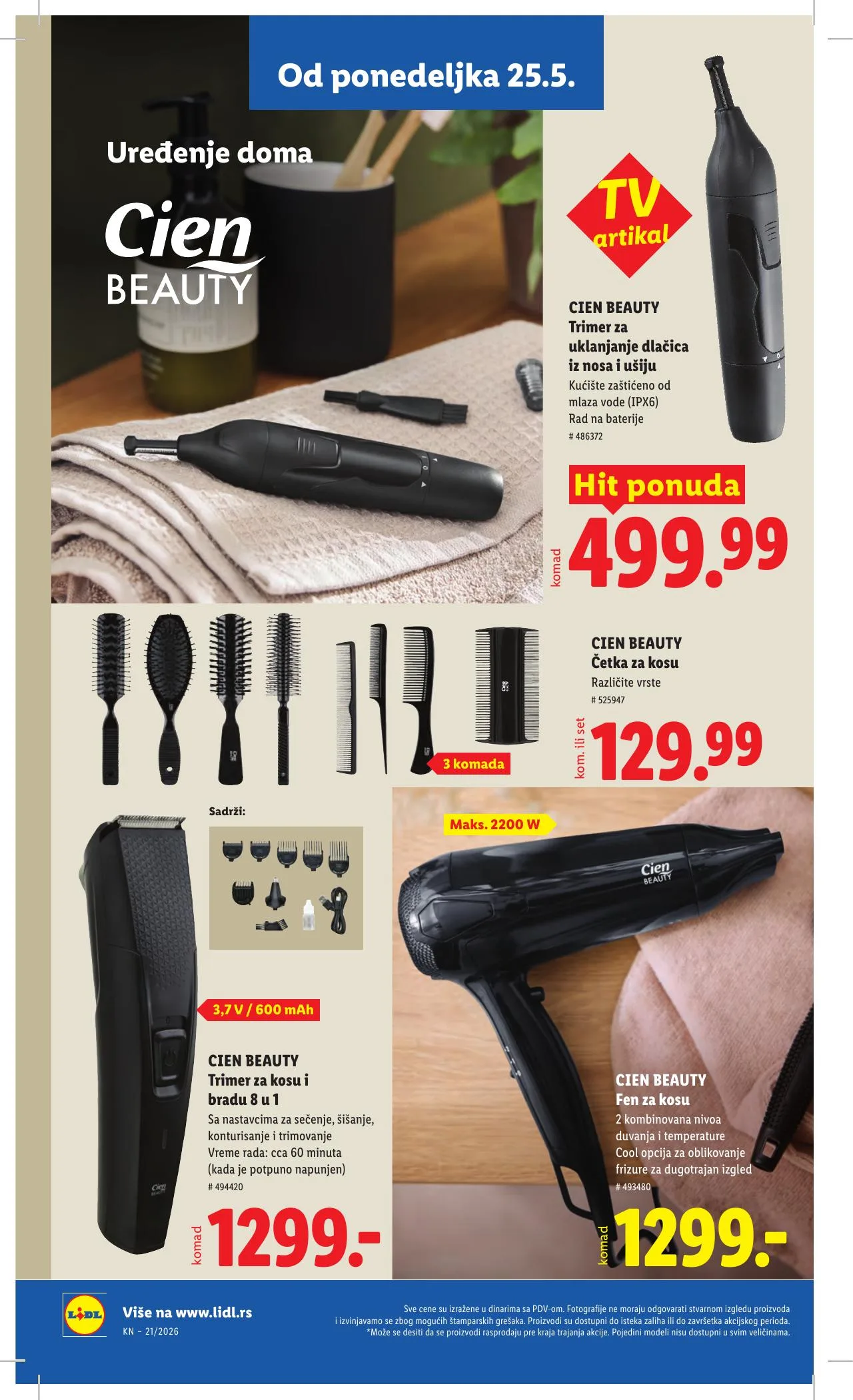 Lidl akciós újság Szerbia 05.21–05.27 – 84. oldal