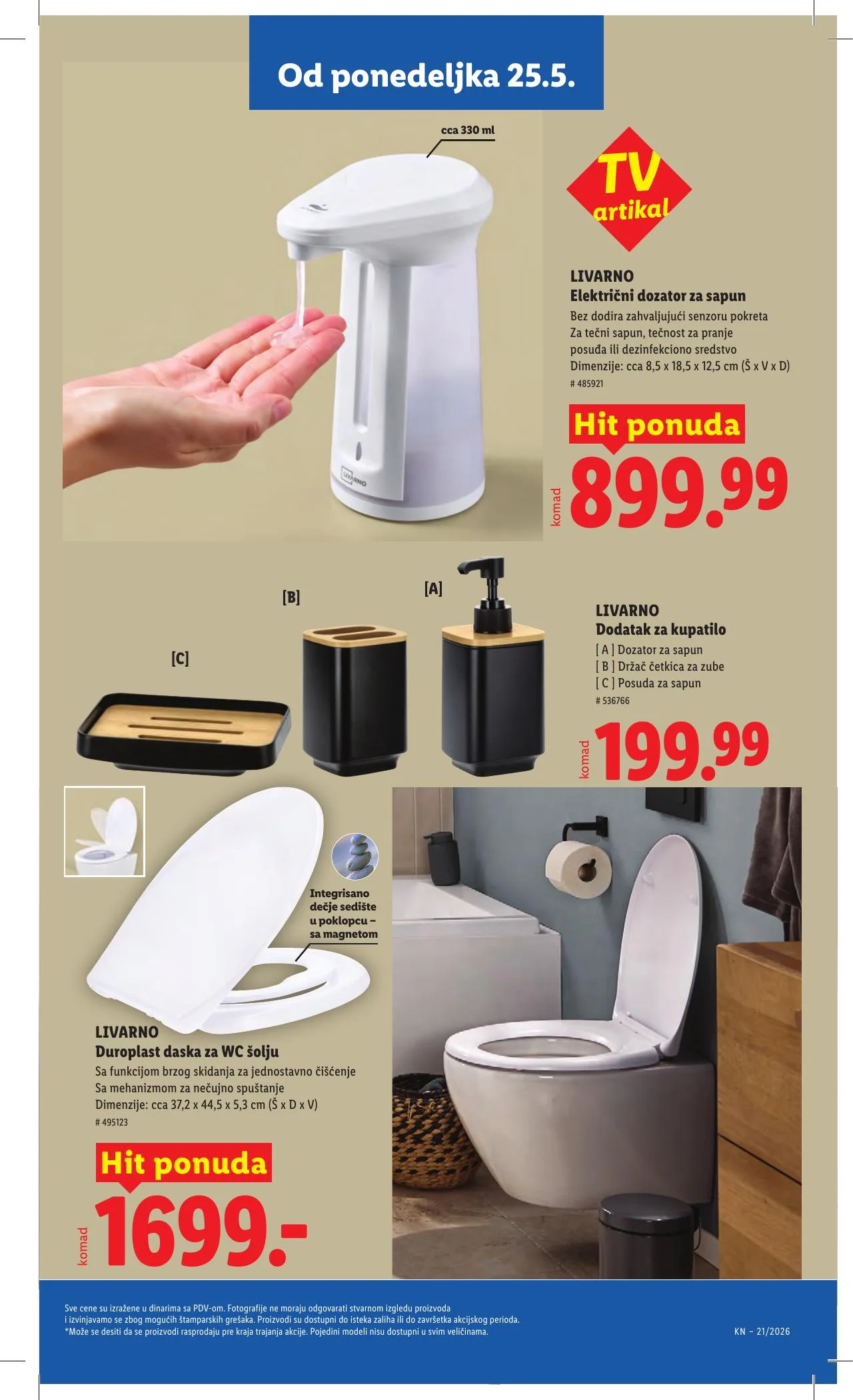 Lidl akciós újság Szerbia 05.21–05.27 – 85. oldal