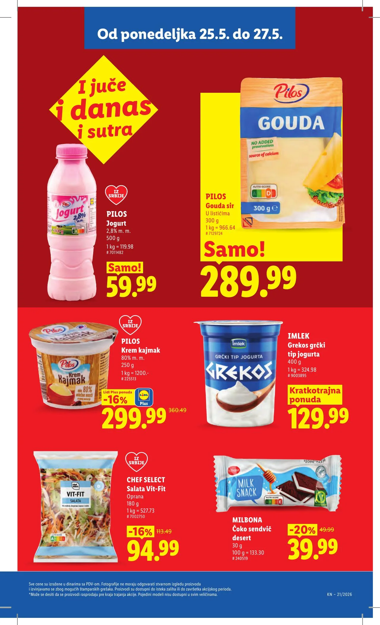 Lidl akciós újság Szerbia 05.21–05.27 – 97. oldal