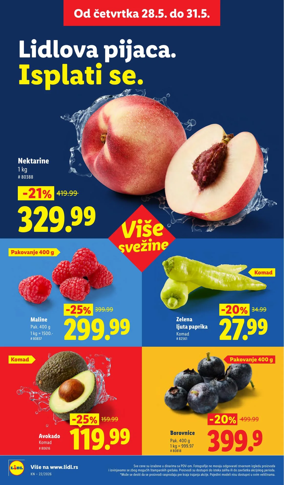 Lidl akciós újság Szerbia 05.28–06.03 – 14. oldal